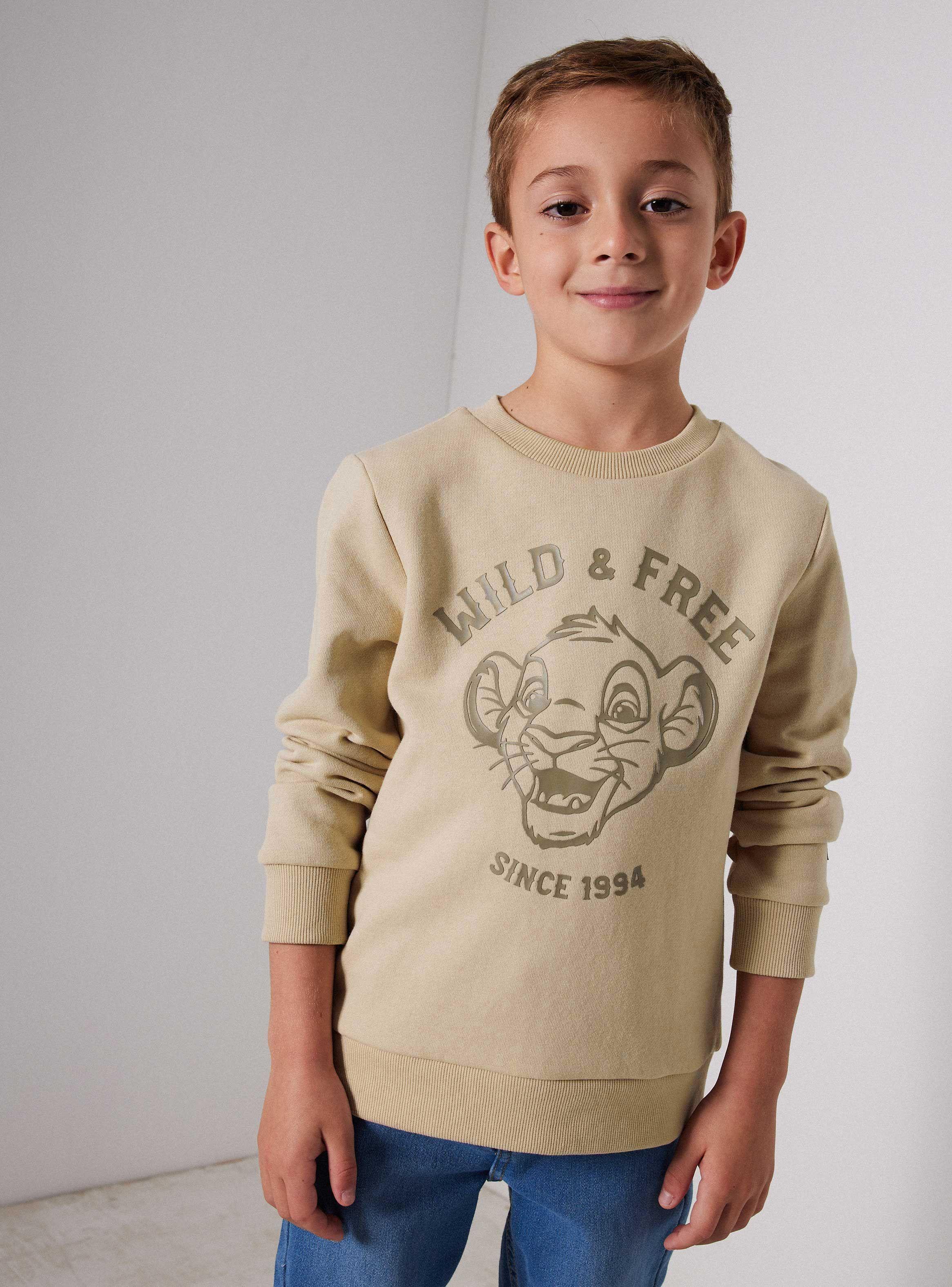 Polerón Cerrado Niño Simba Rey León Disney-0