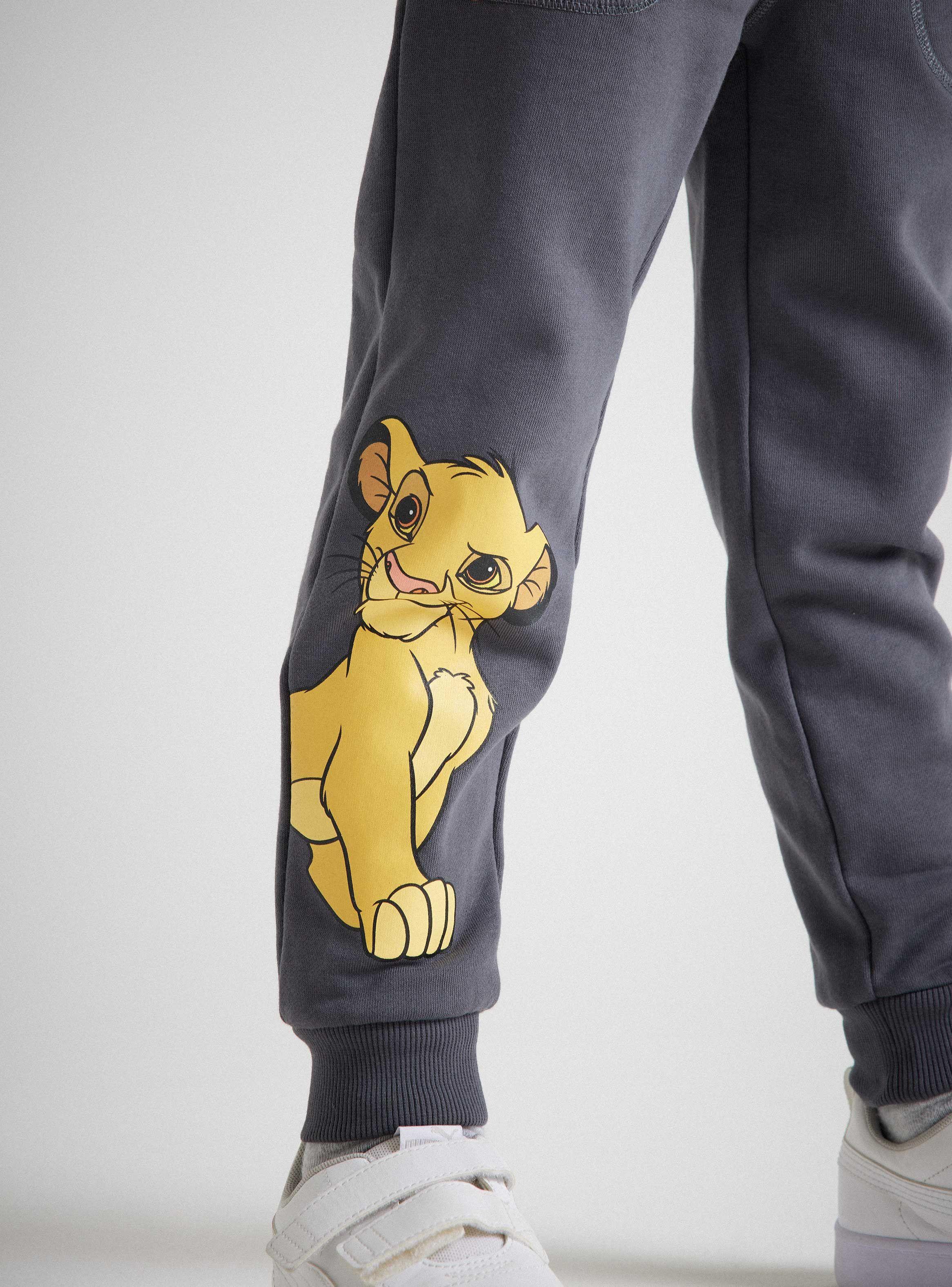 Pantalón con Bolsillo y Estampado Simba-1