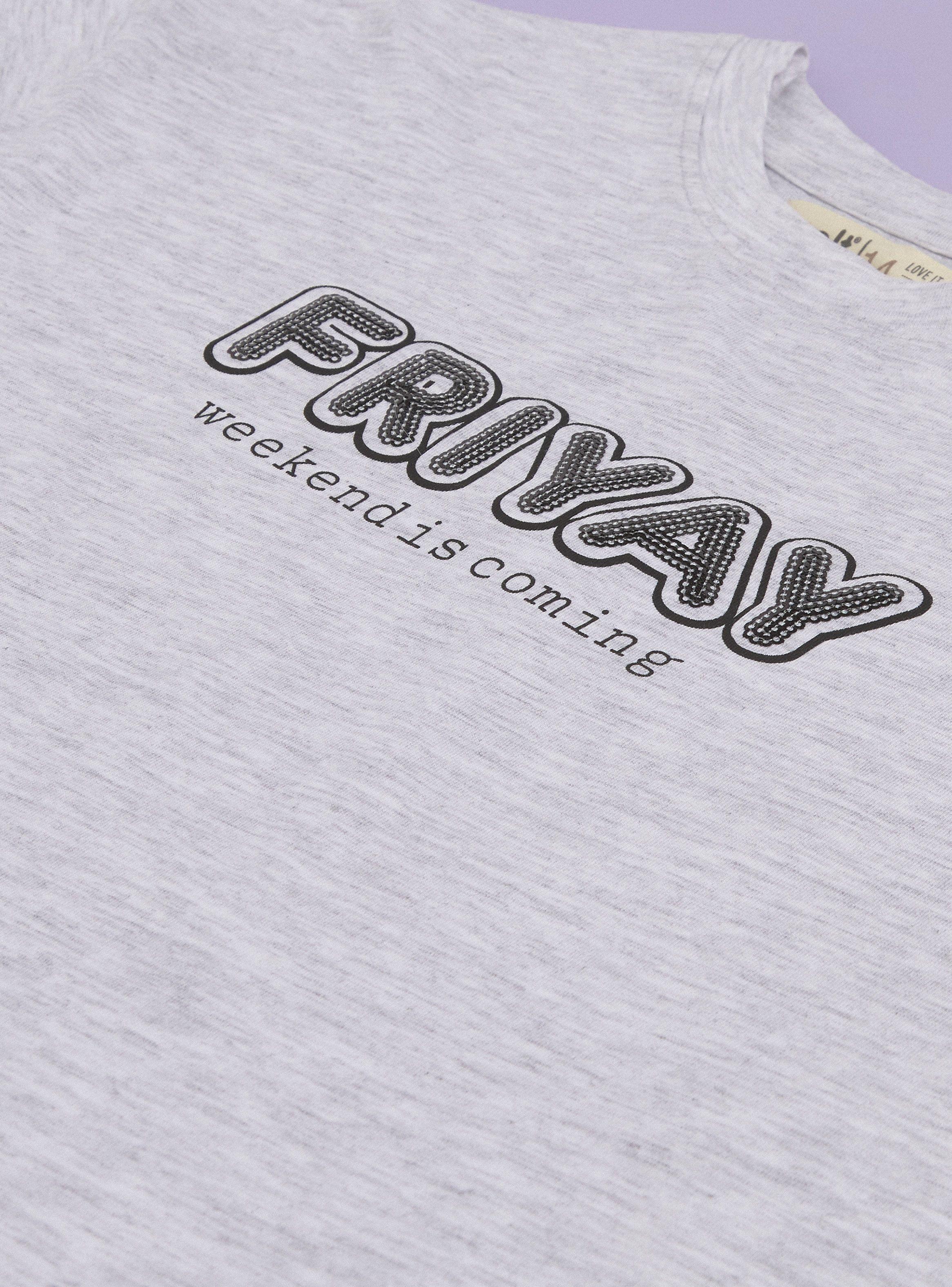 Polera Manga Corta Crop Front Print-4