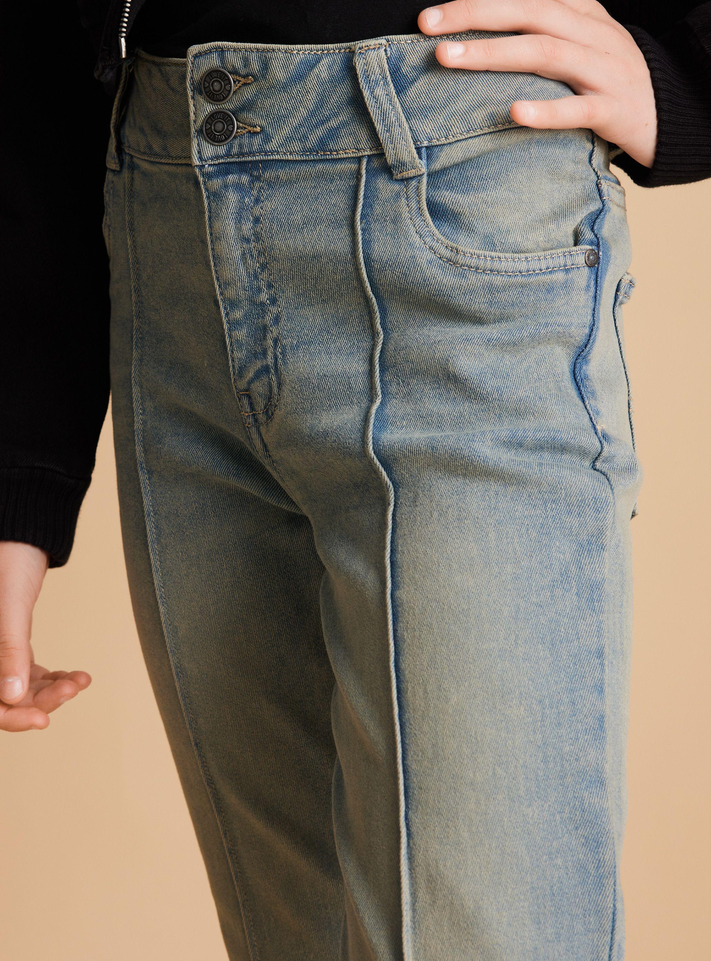 Jeans Flare Dirty Wash-1
