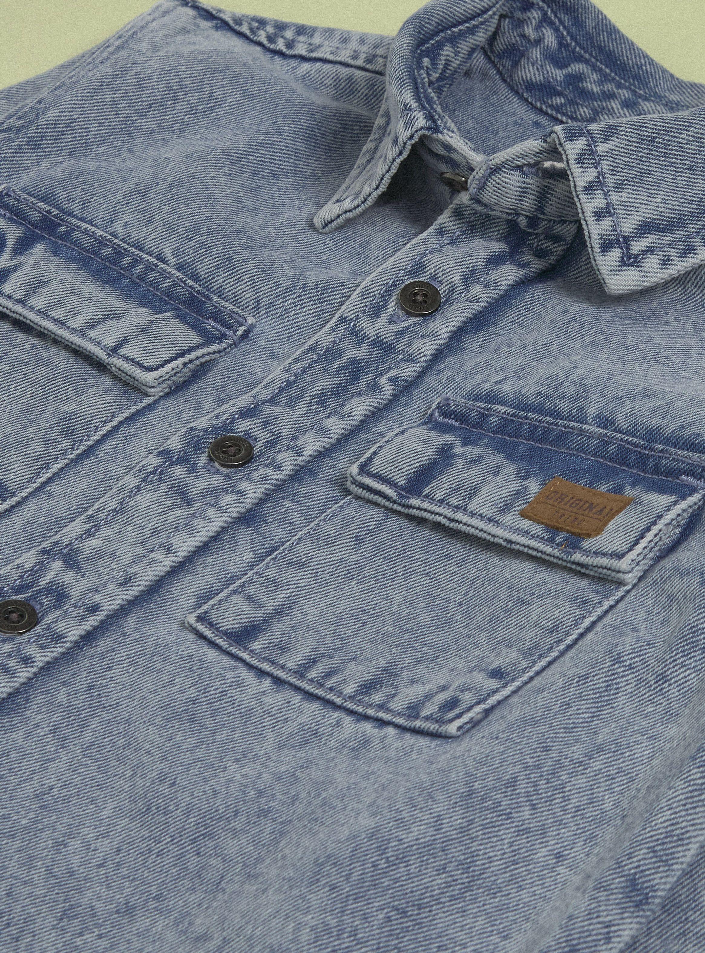 Camisa de Vestir Modelo Denim-4