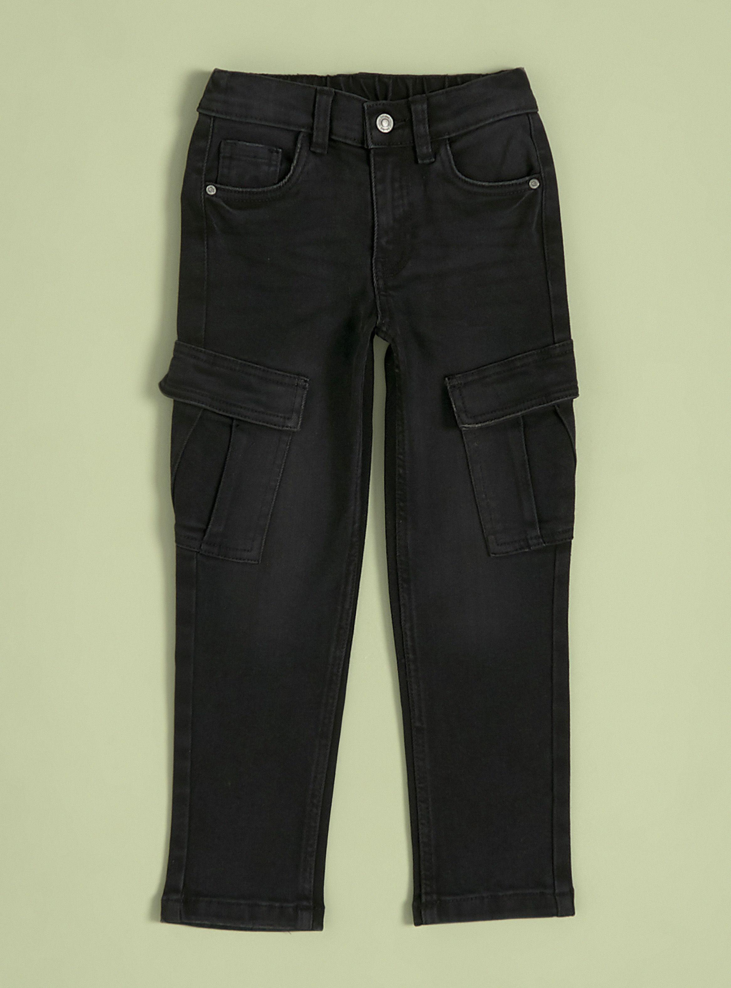 Jeans Bolsillos Diseño Cargo-2