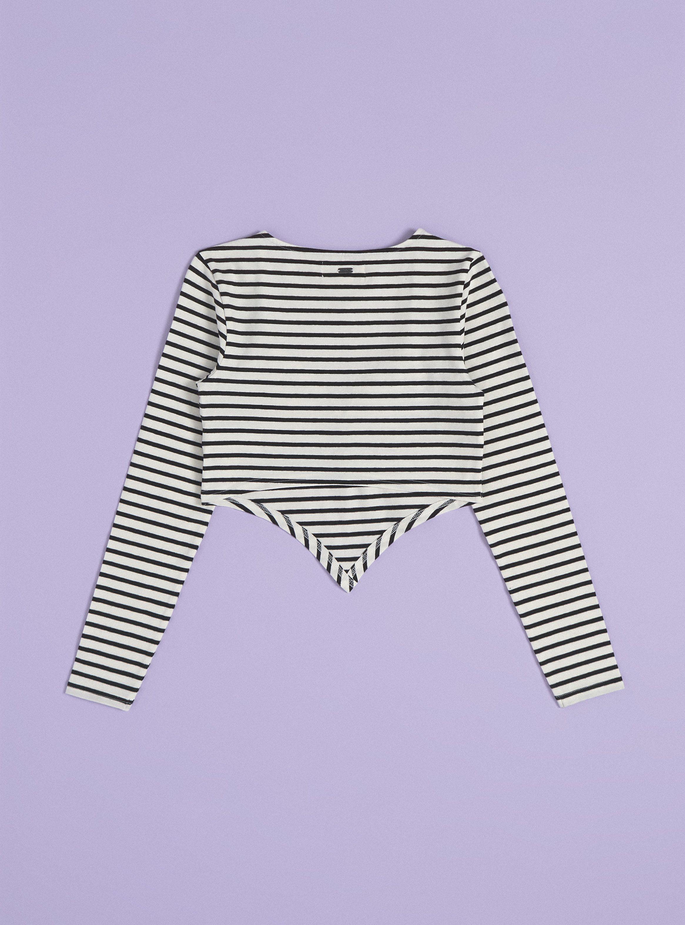Polera Crop Rayitas-3