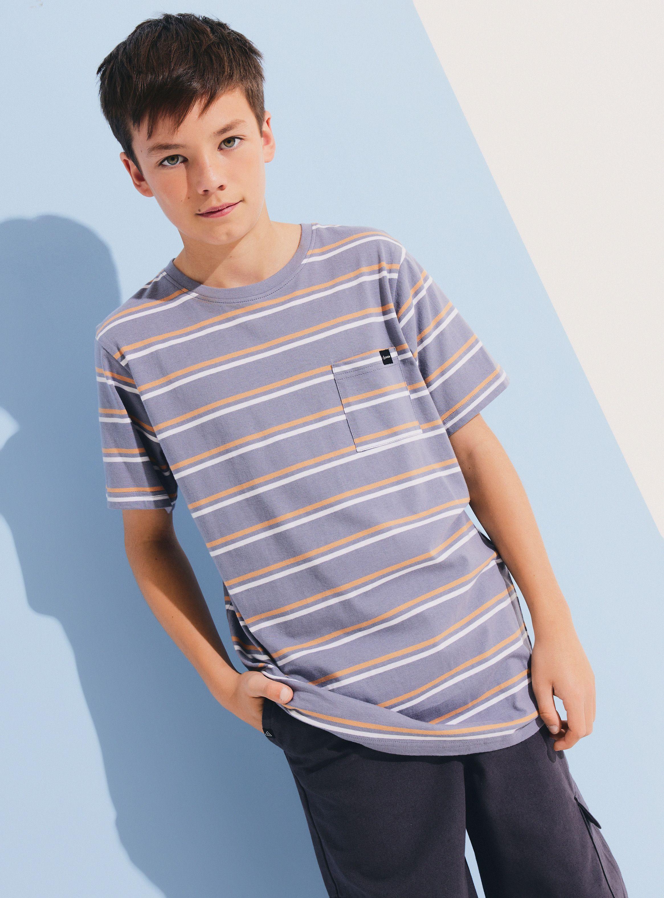 Polera Líneas con Bolsillo-0