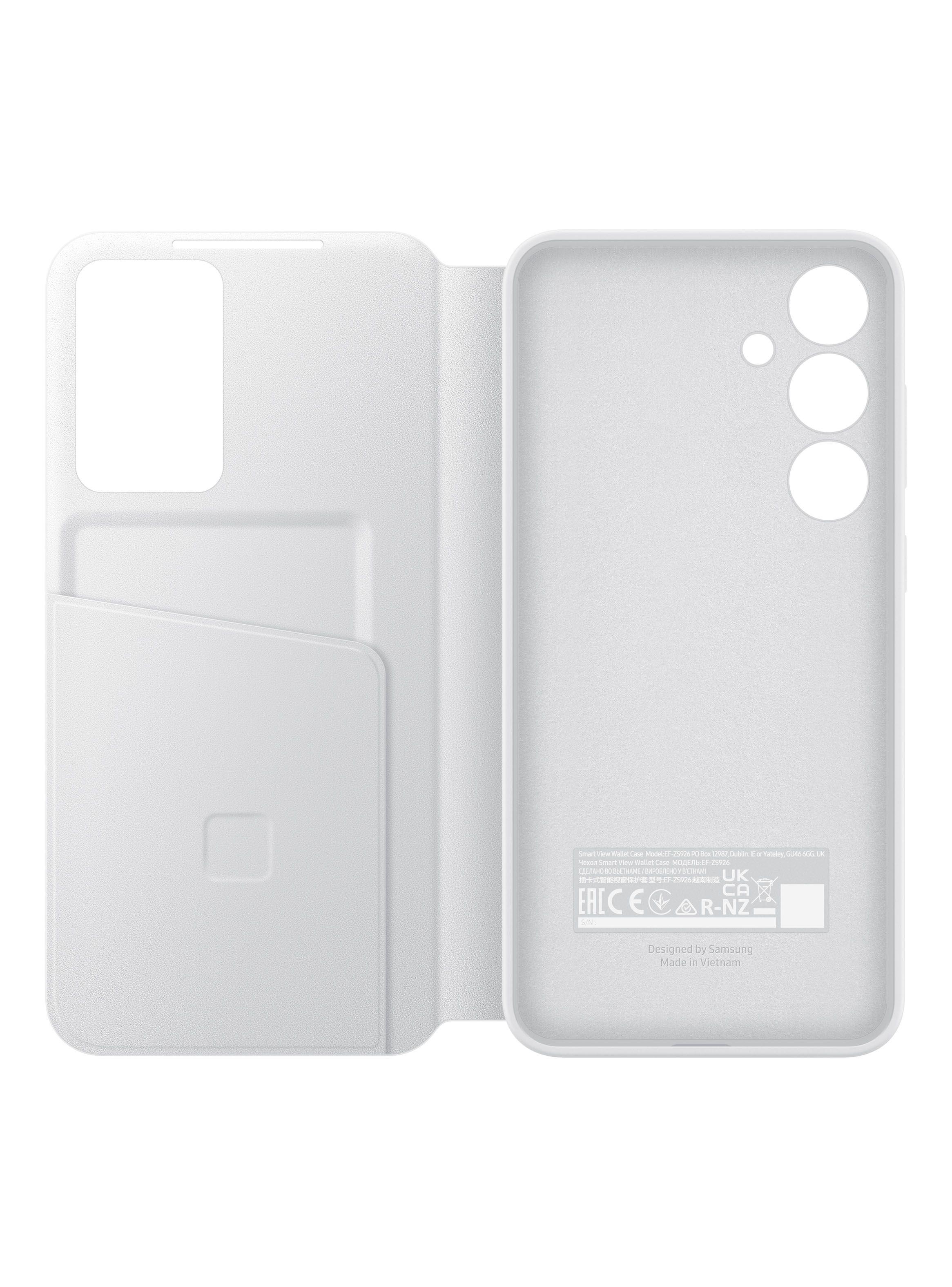 Carcasa Galaxy S24+ Smart View Wallet Case White-1