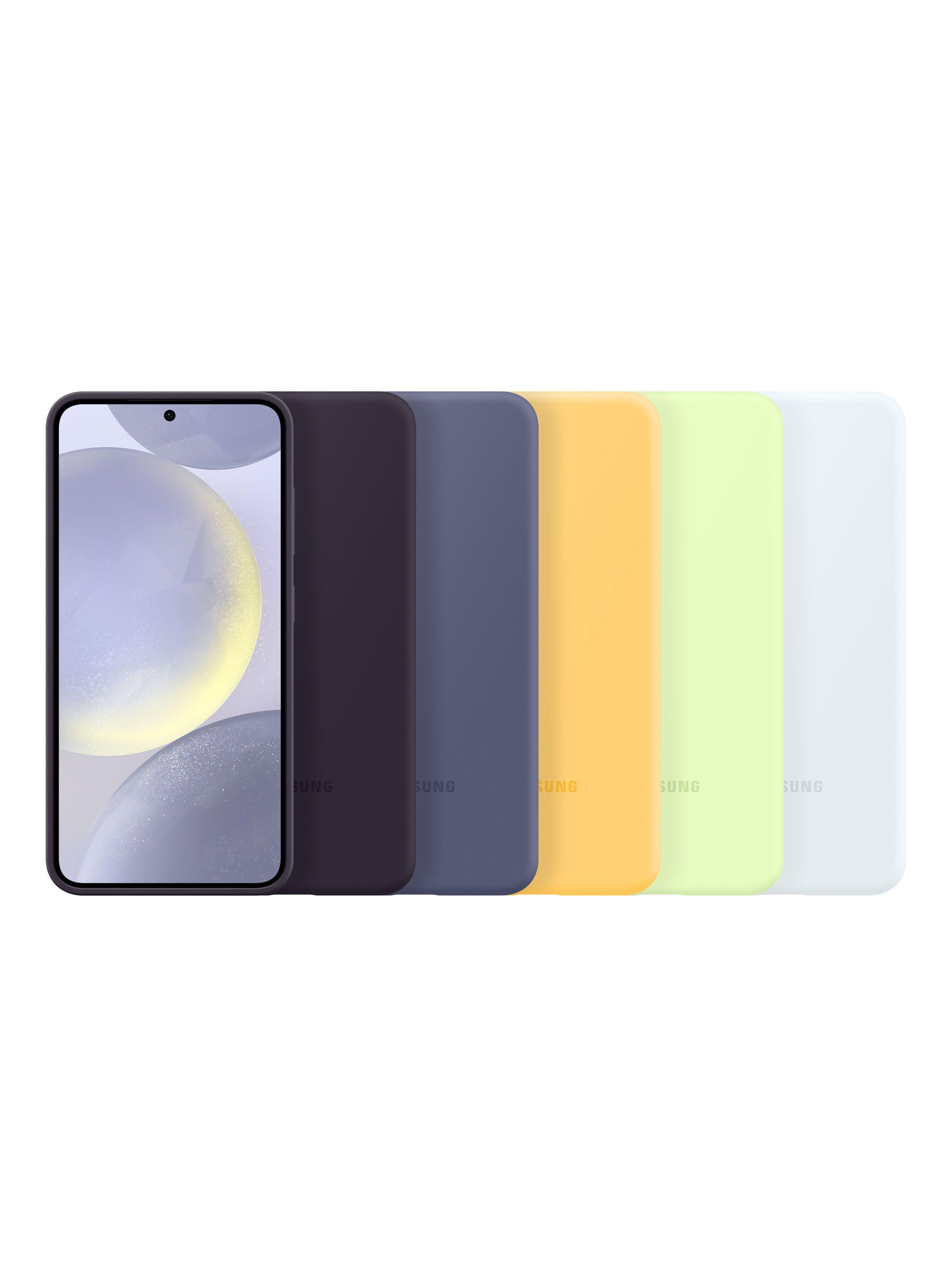 Carcasa Galaxy S24 Silicone Case Light Green-4