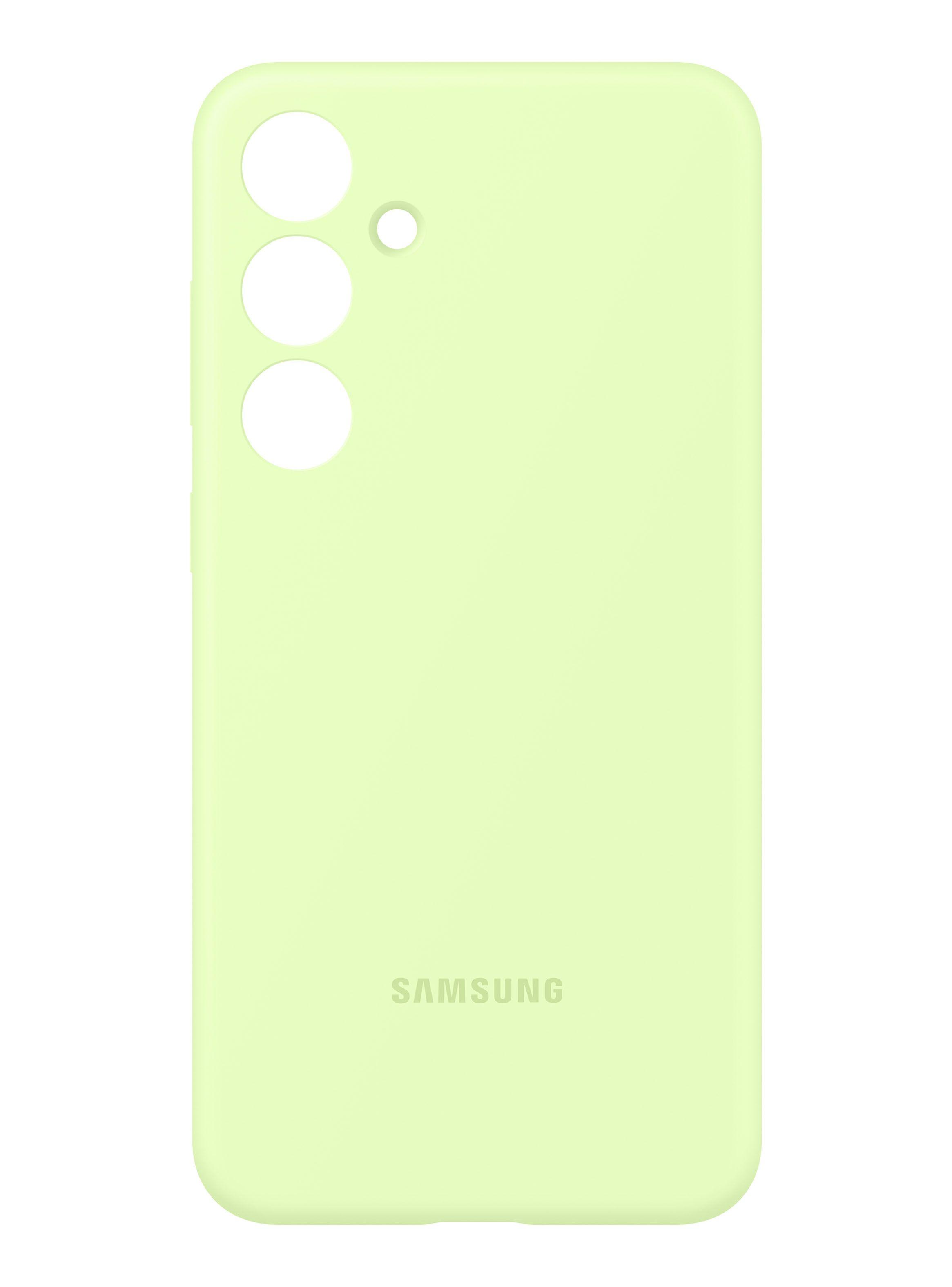 Carcasa Galaxy S24+ Silicone Case Light Green-3
