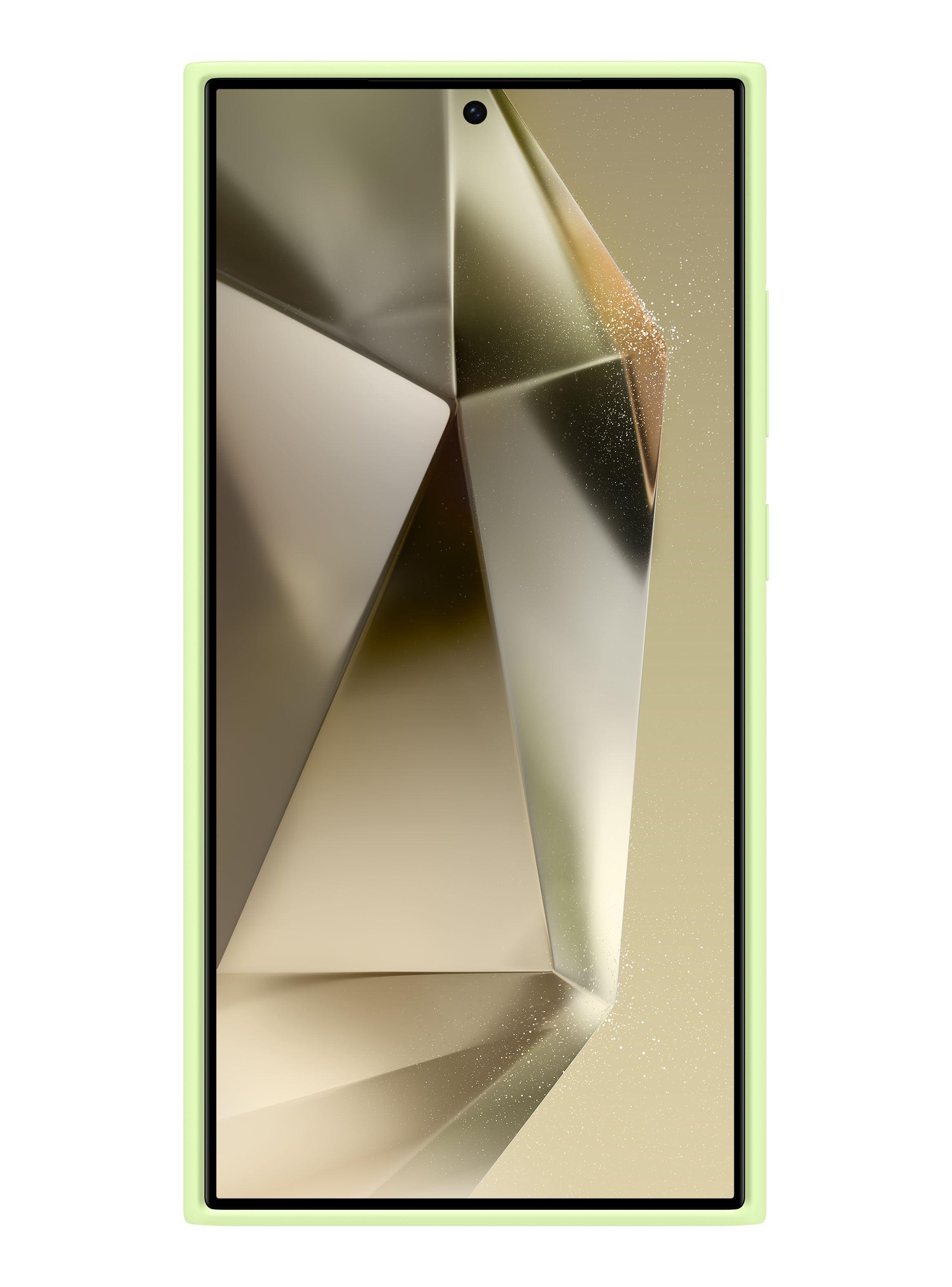 Carcasa Galaxy S24 Ultra Silicone Case Light Green-3