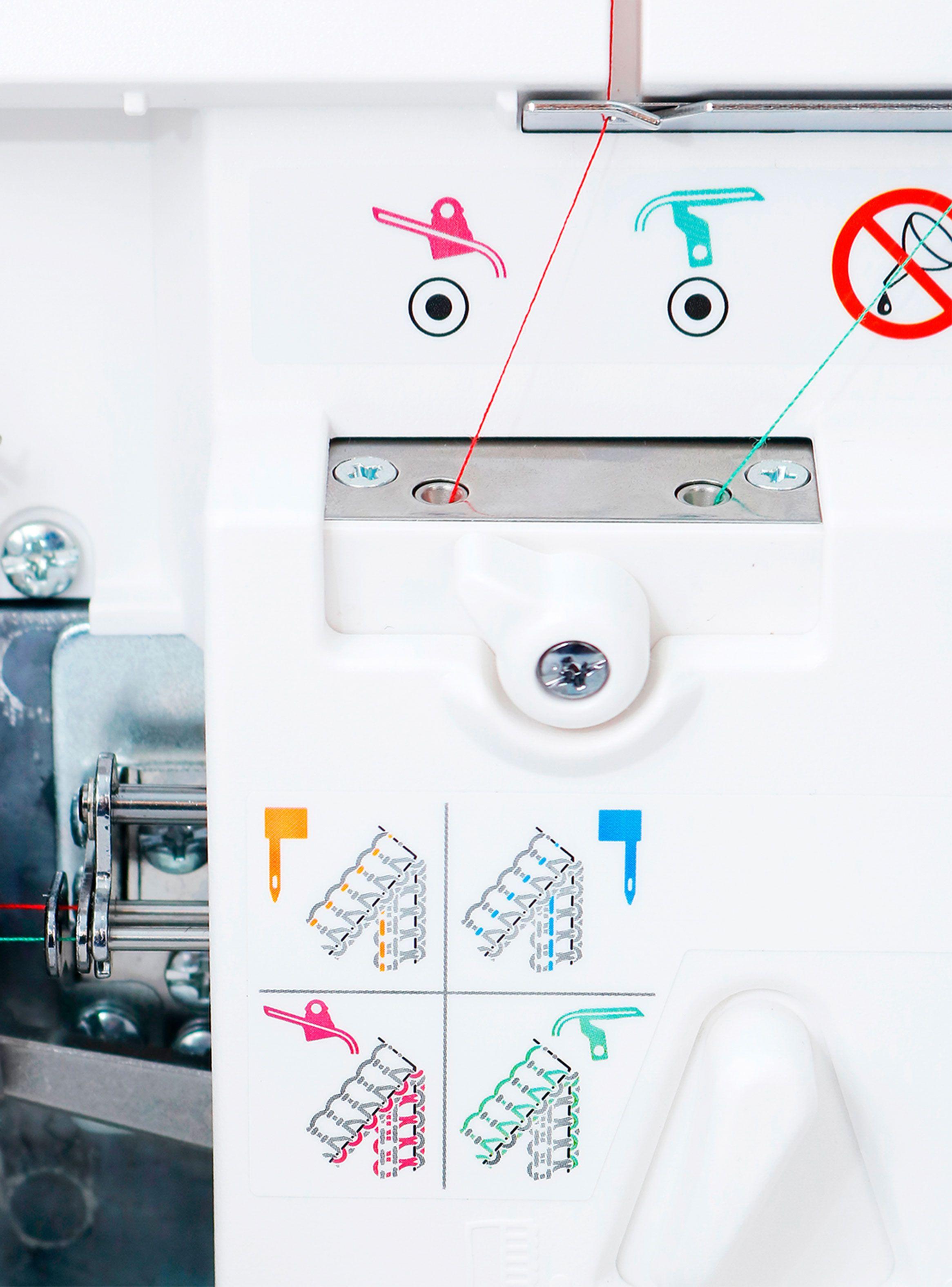 Máquina de Coser Overlock AirThread 2000D-7