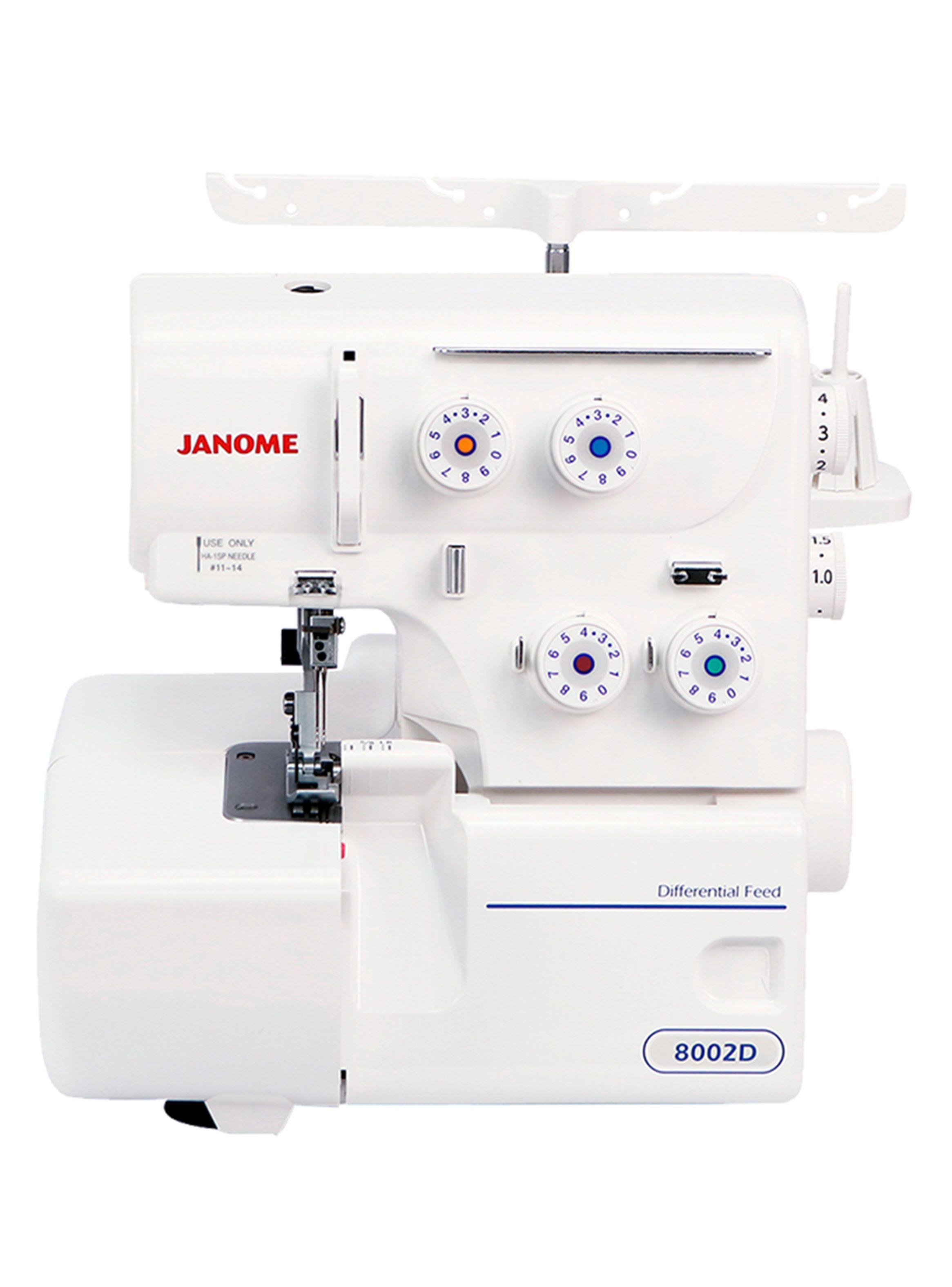 Máquina de Coser Easy Jeans Plus + Máquina Overlock 8002D-4