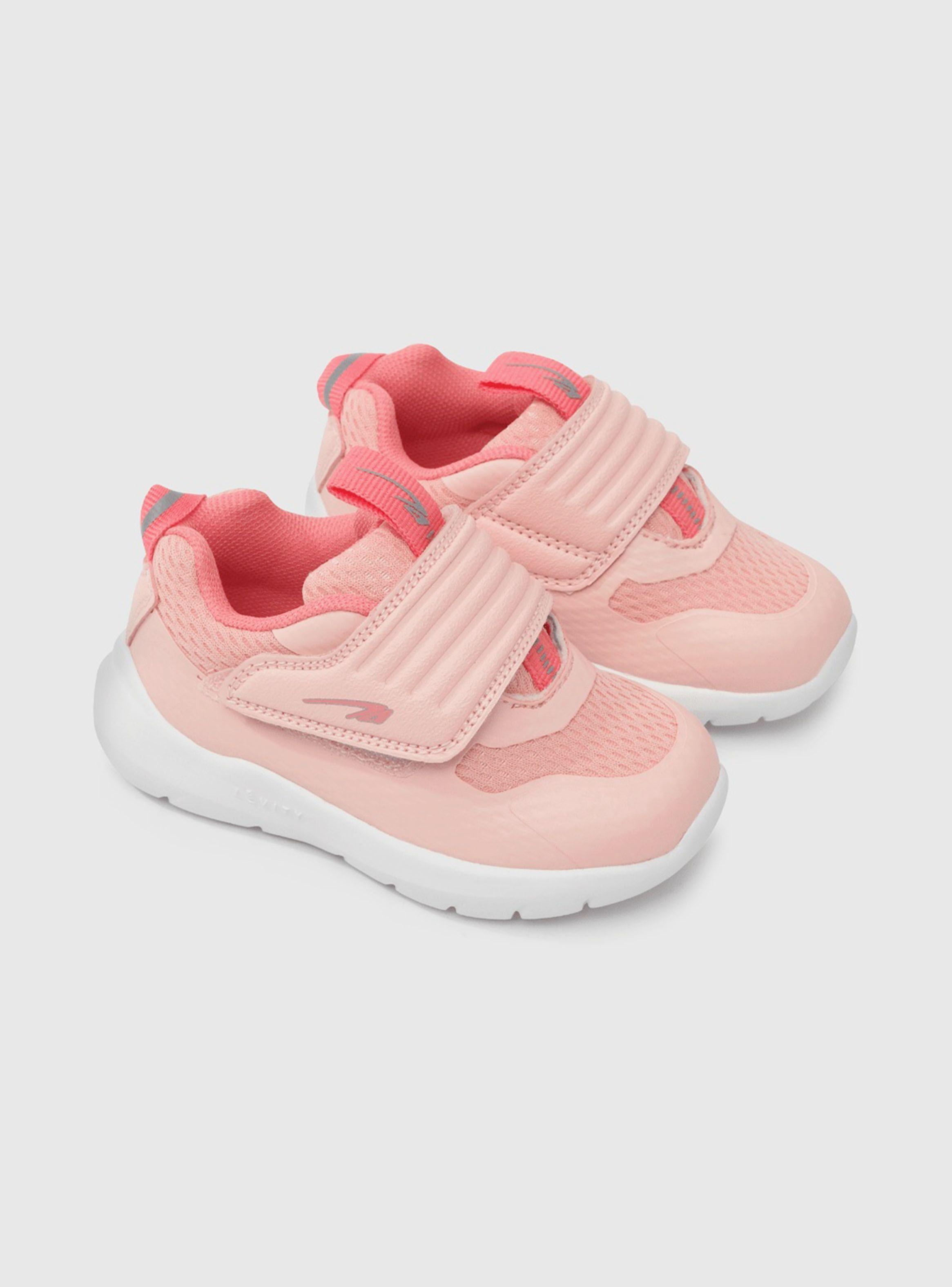 Zapatilla Training Logo Velcro Niña Básica-1