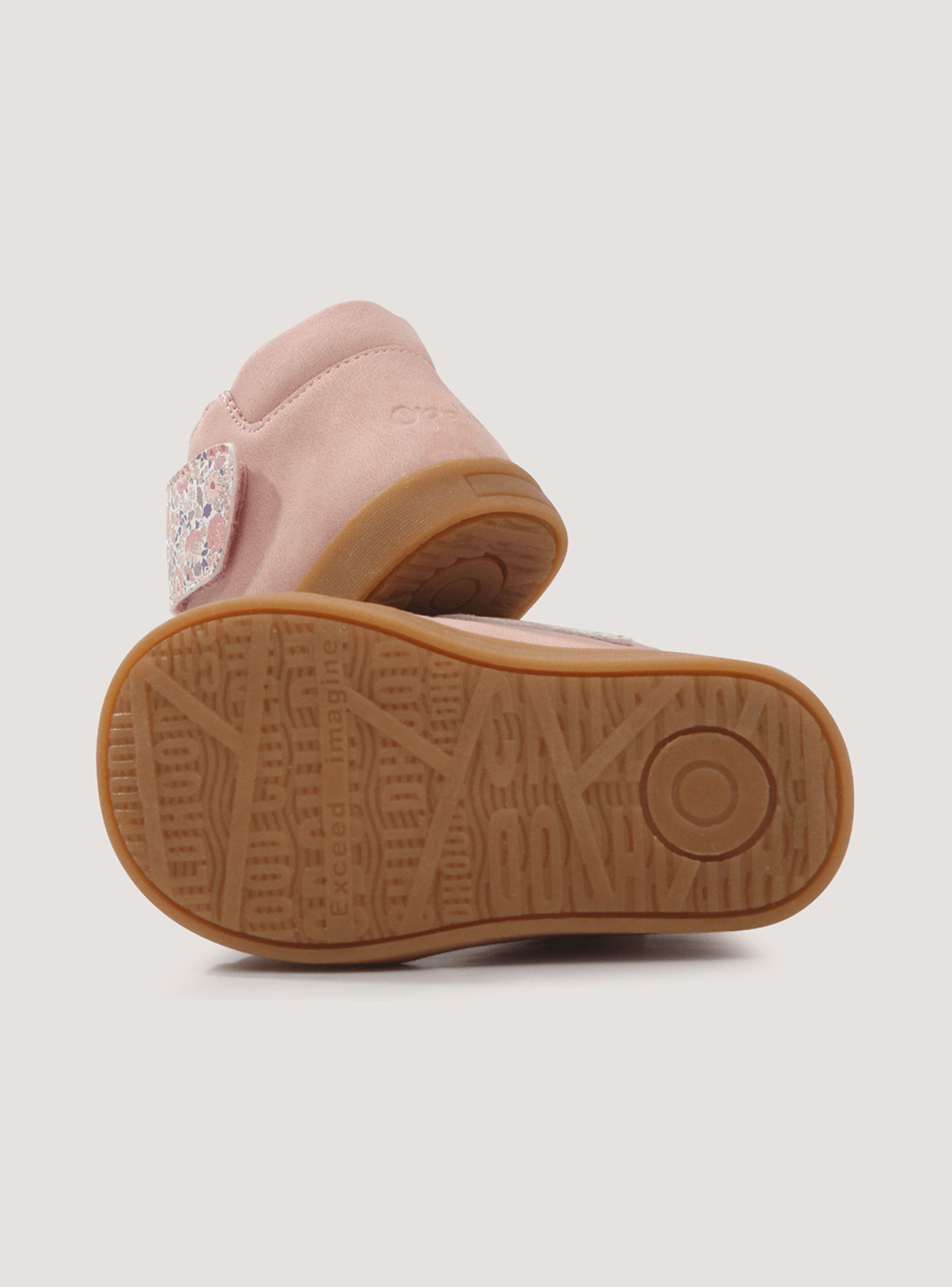 Botín Flor Print en Velcro Colección Niña-2