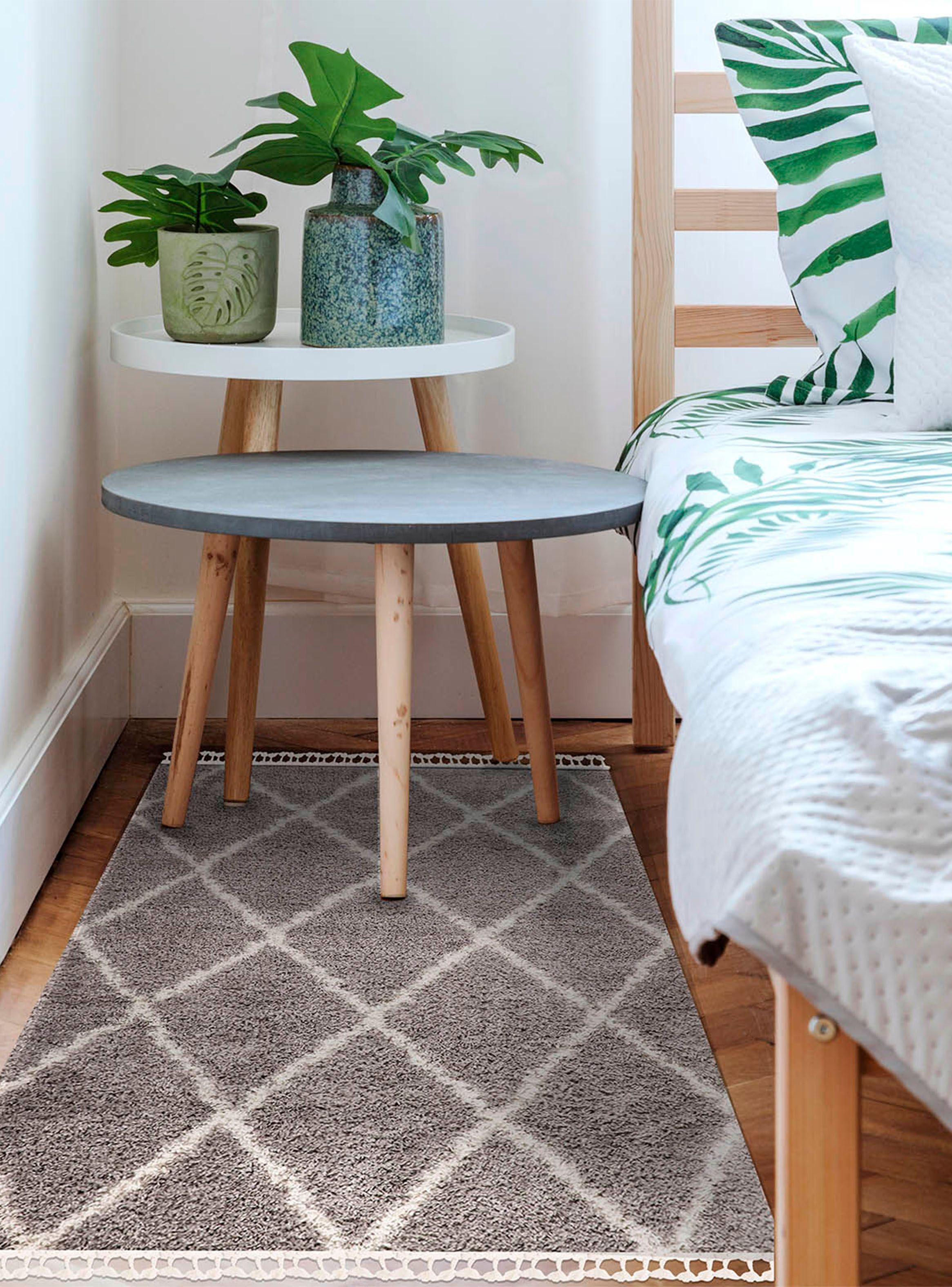 Bajada de Cama Travertine 60x120 cm Gris-2