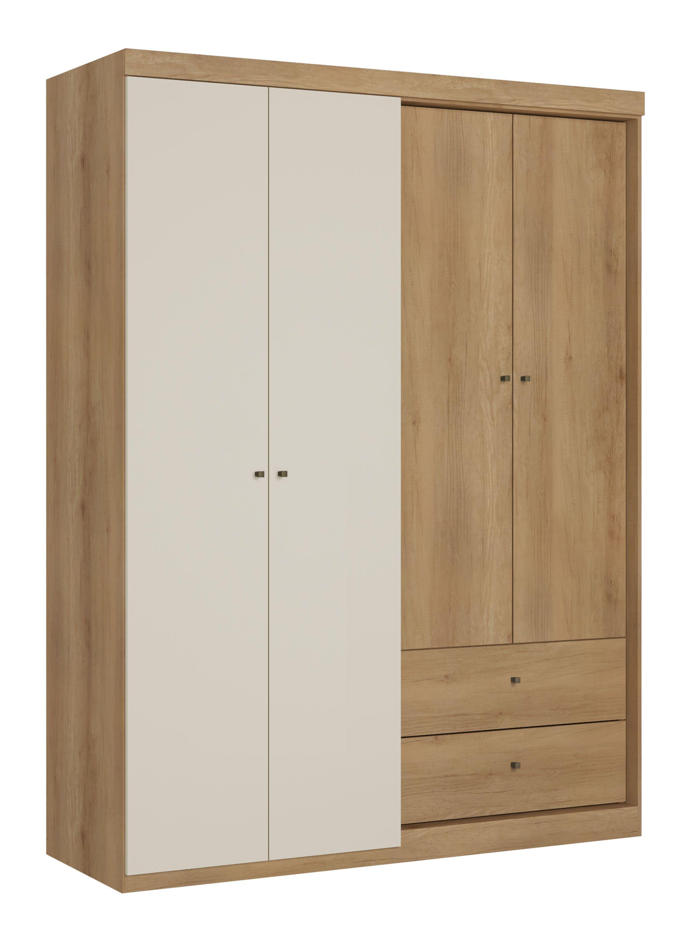 Clóset Prisma 4 Puertas 2 Cajones-0