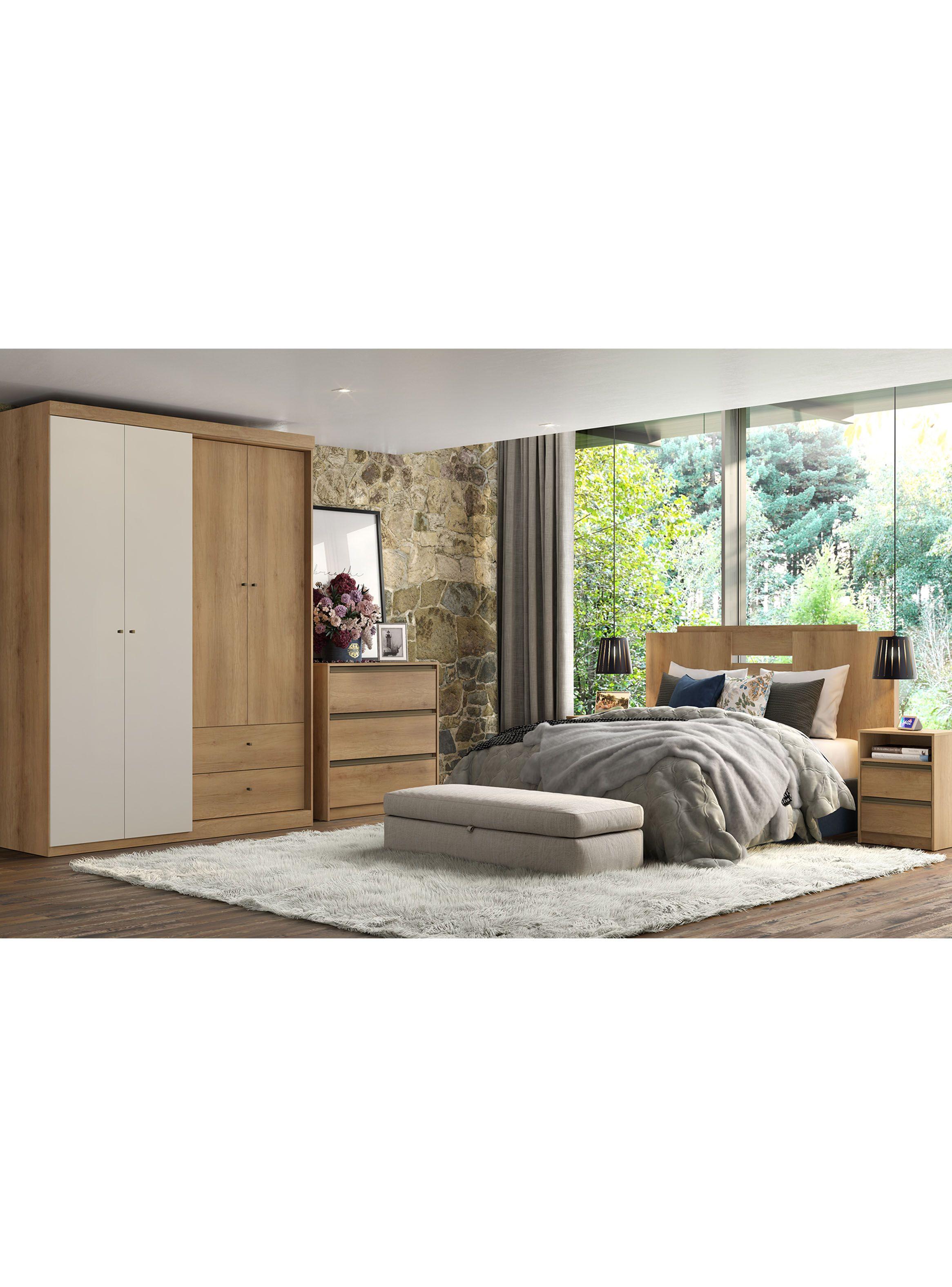 Clóset Prisma 4 Puertas 2 Cajones-4