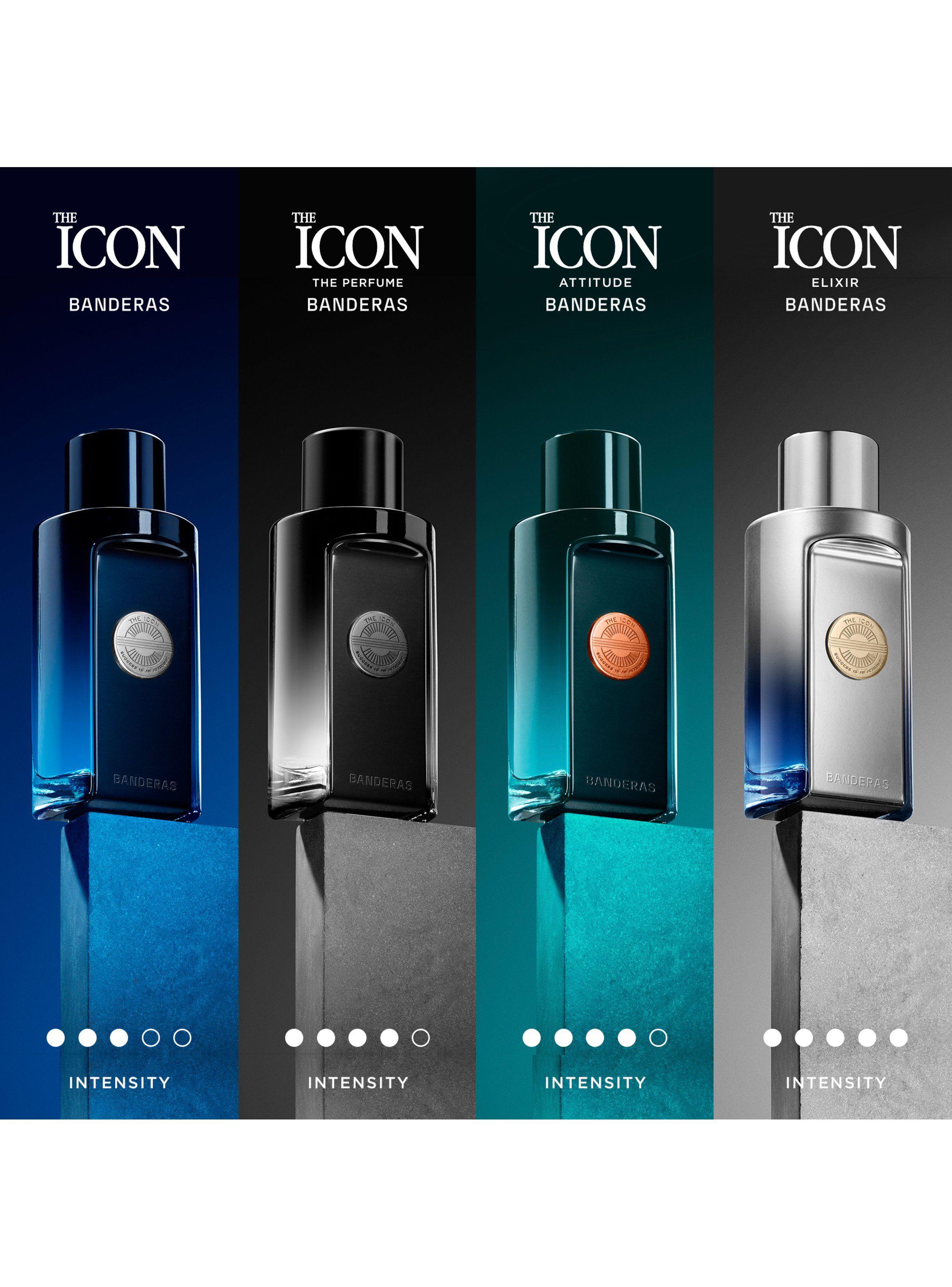 Perfume The Icon Attitude Banderas EDP Hombre 100ml-5