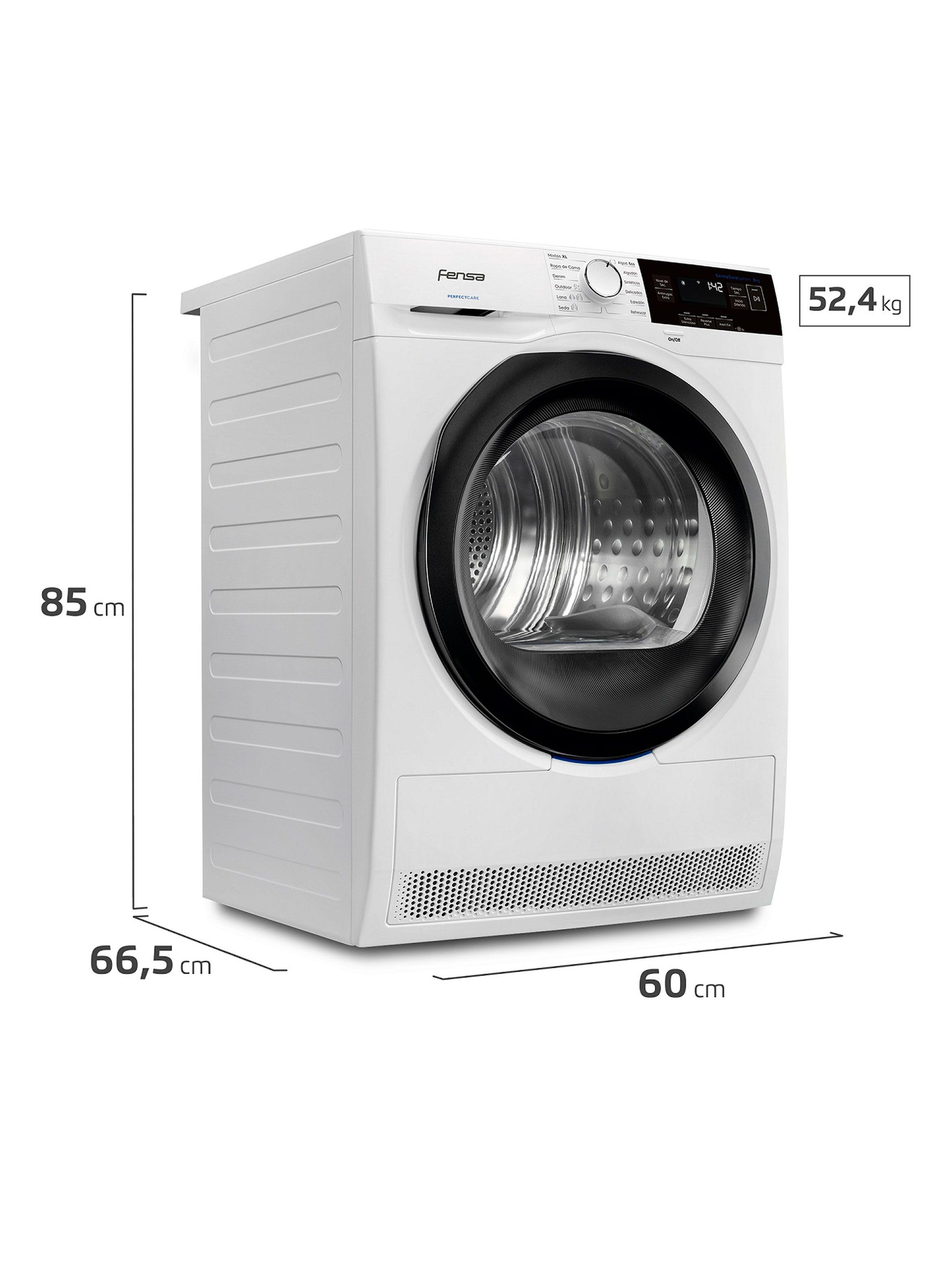 Secadora Carga Frontal Bomba de Calor 8 Kg Europe 8D Blanca-1