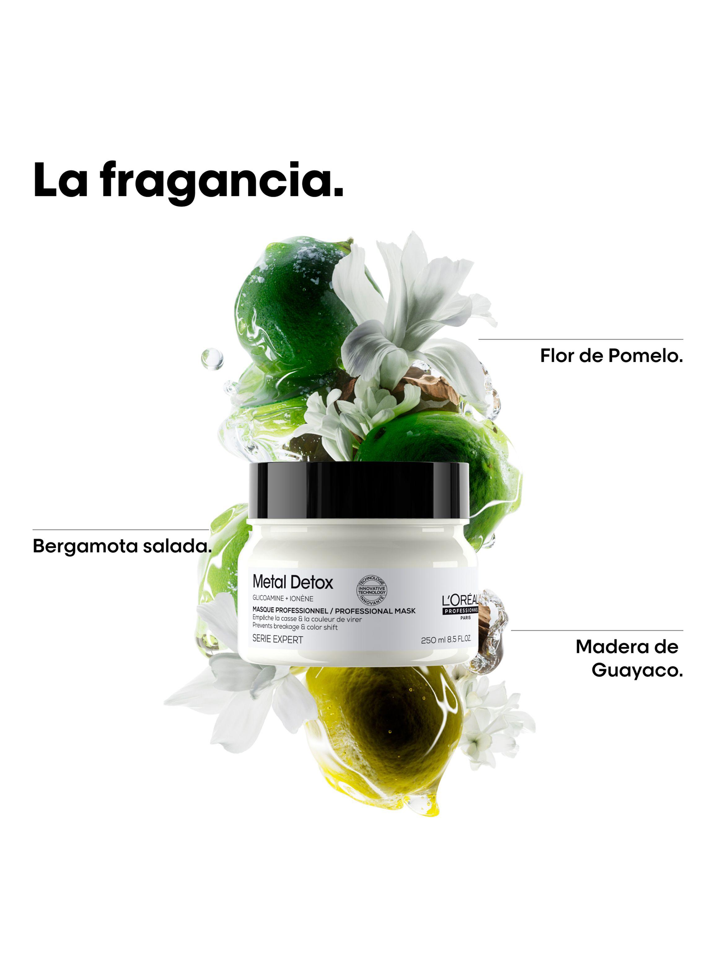 Máscara Suavidad y Brillo Cabello Dañado y con Color Metal Detox 250 ml-3
