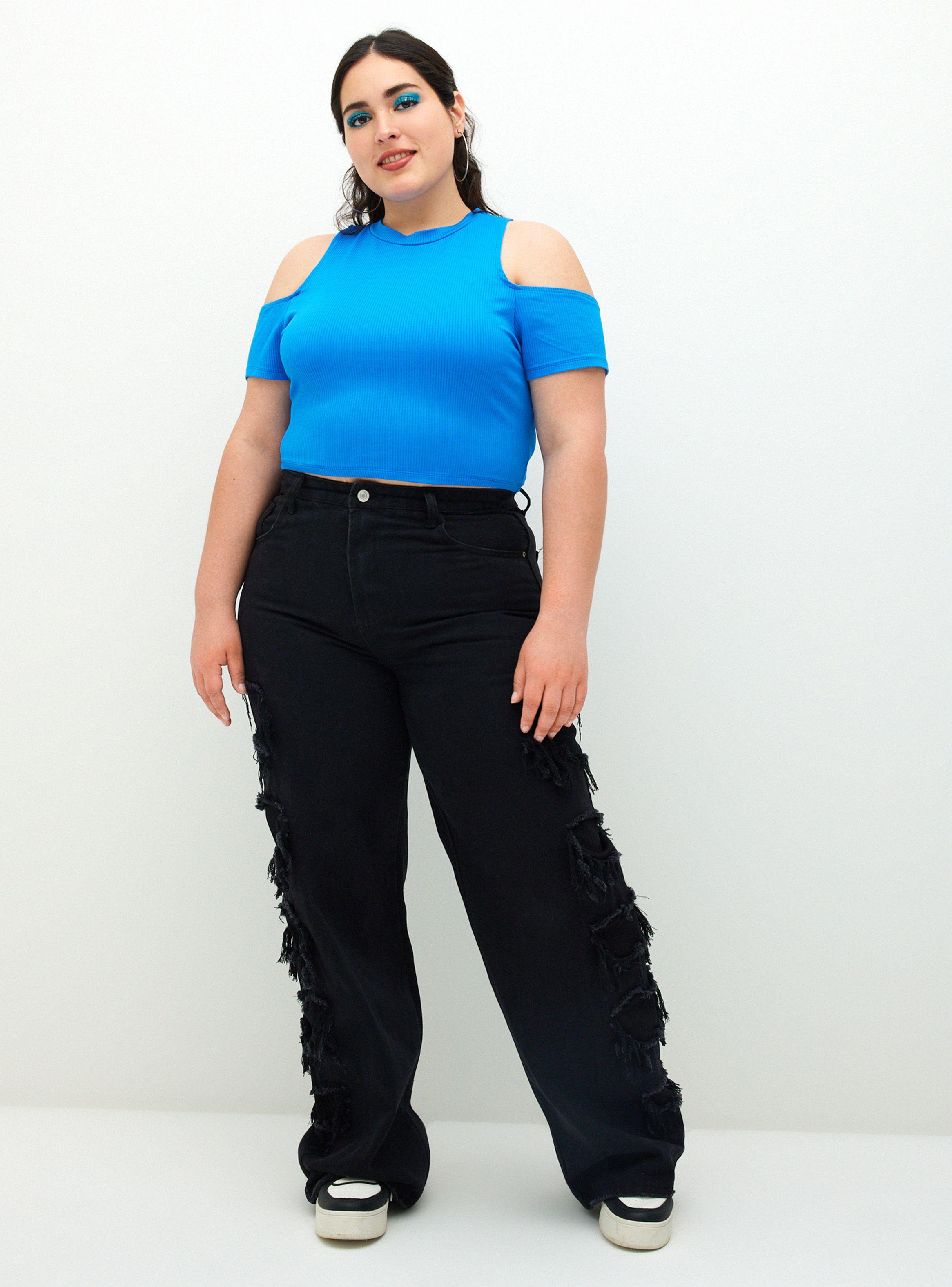 Jeans con Roturas A Los Costados-5