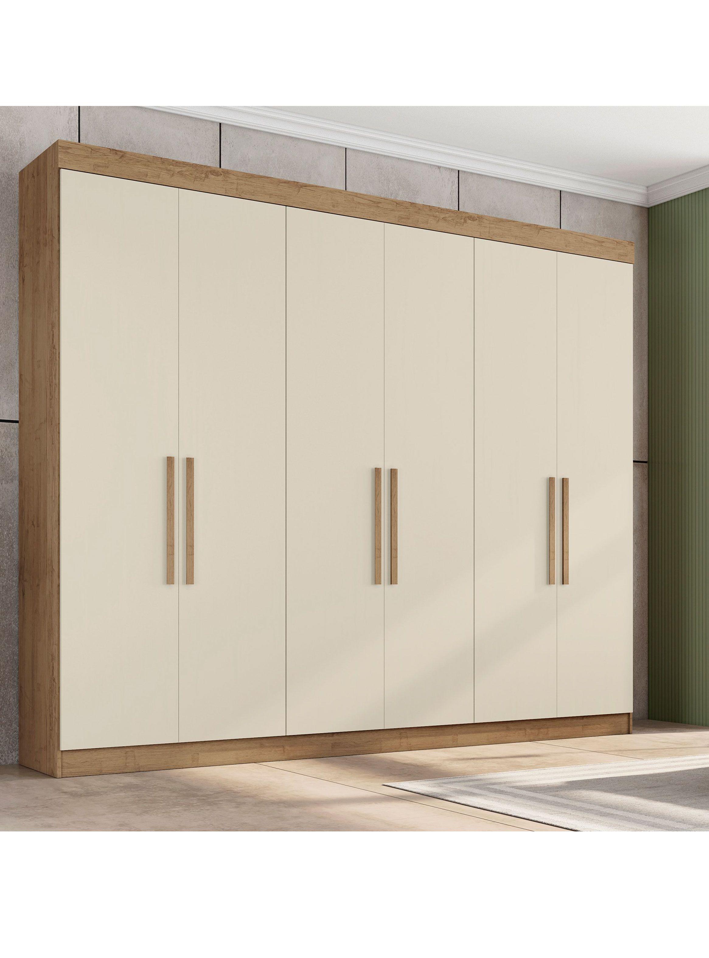 Closet 6 Puertas Sky Almendra-4