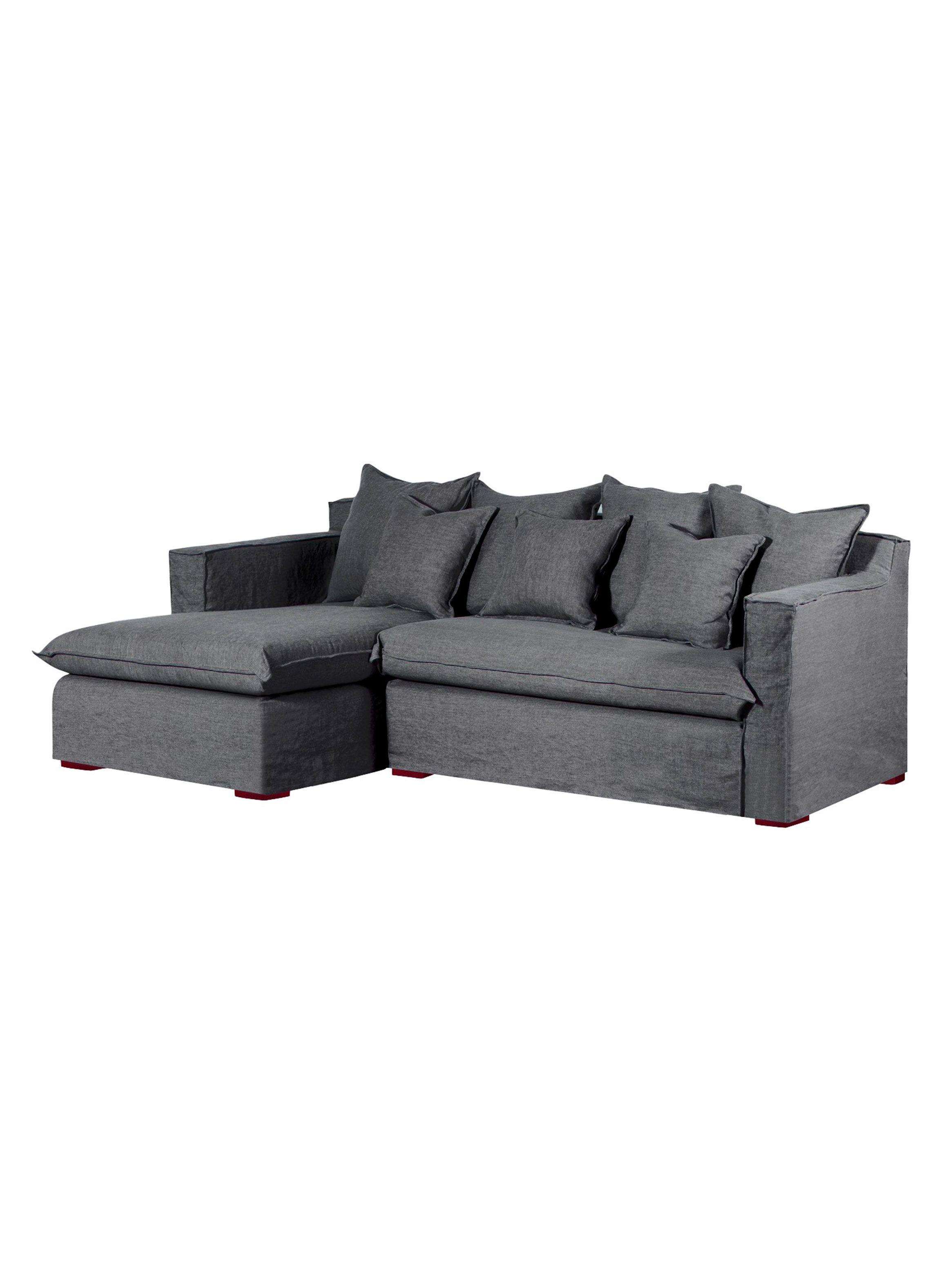 Seccional Allegra Izquierdo Lino Algodón 4 Cuerpos-2