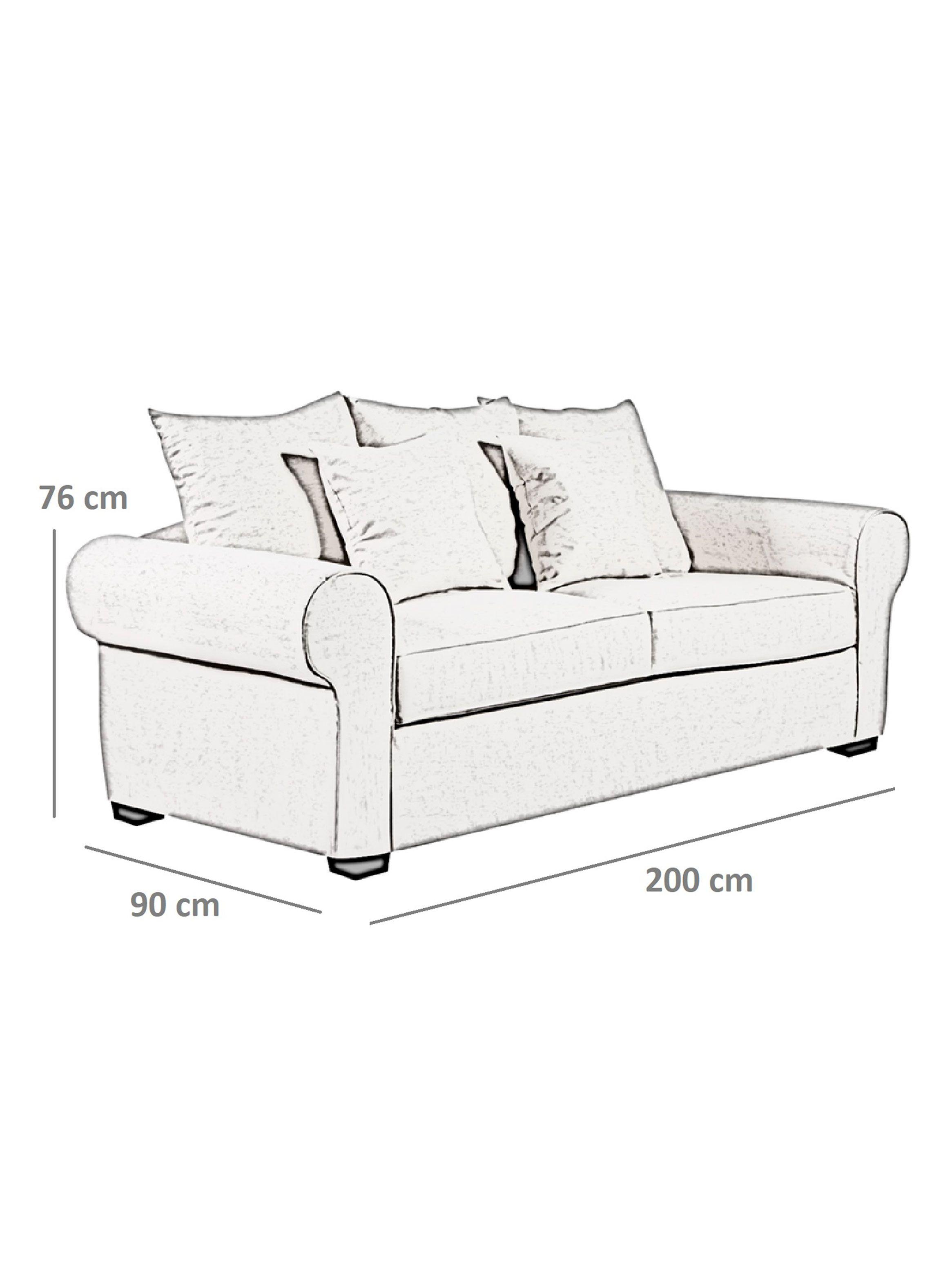 Sofá Benizio Lino Algodón 3 Cuerpos-1