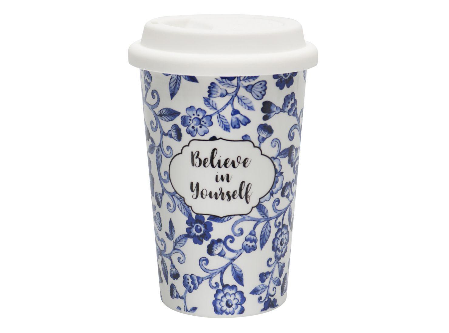 Mug Porcelana Flores 320 ml Attimo-0