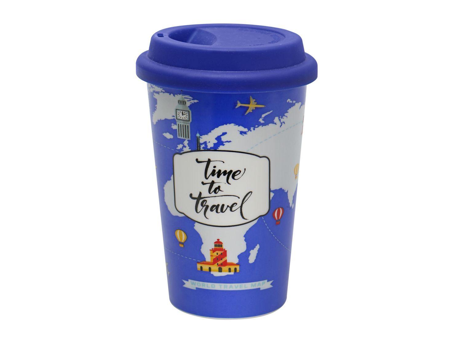 Mug Porcelana Flores 320 ml Attimo-0