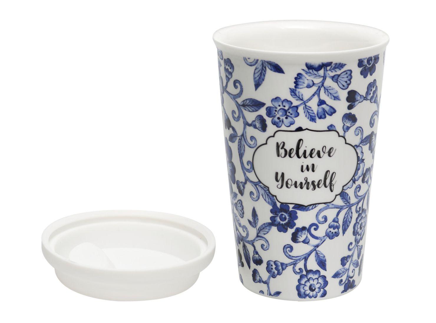 Mug Porcelana Flores 320 ml Attimo-1