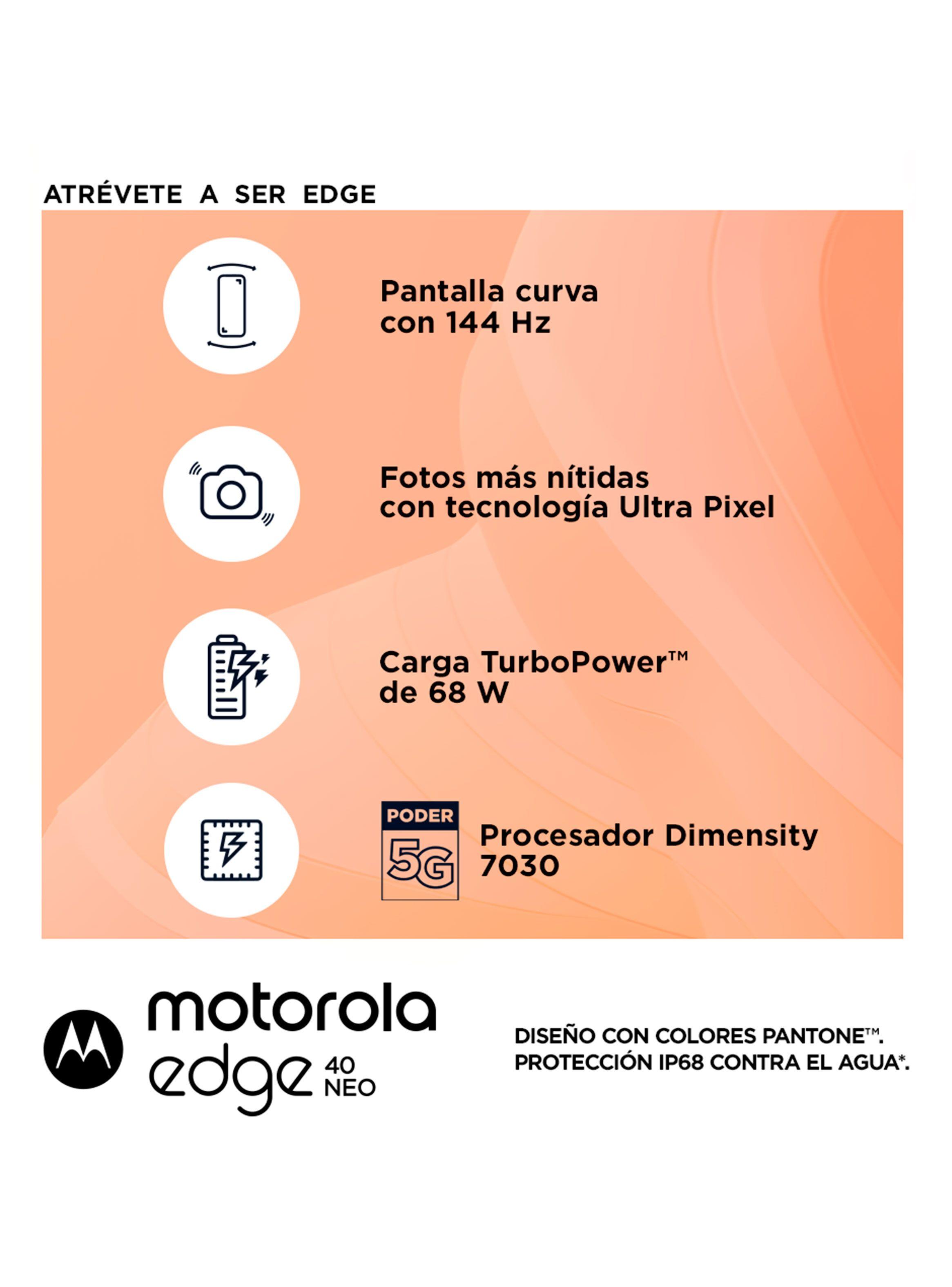 Smartphone Edge 40 Neo 256GB 6.5" Peach Fuzz Liberado-4