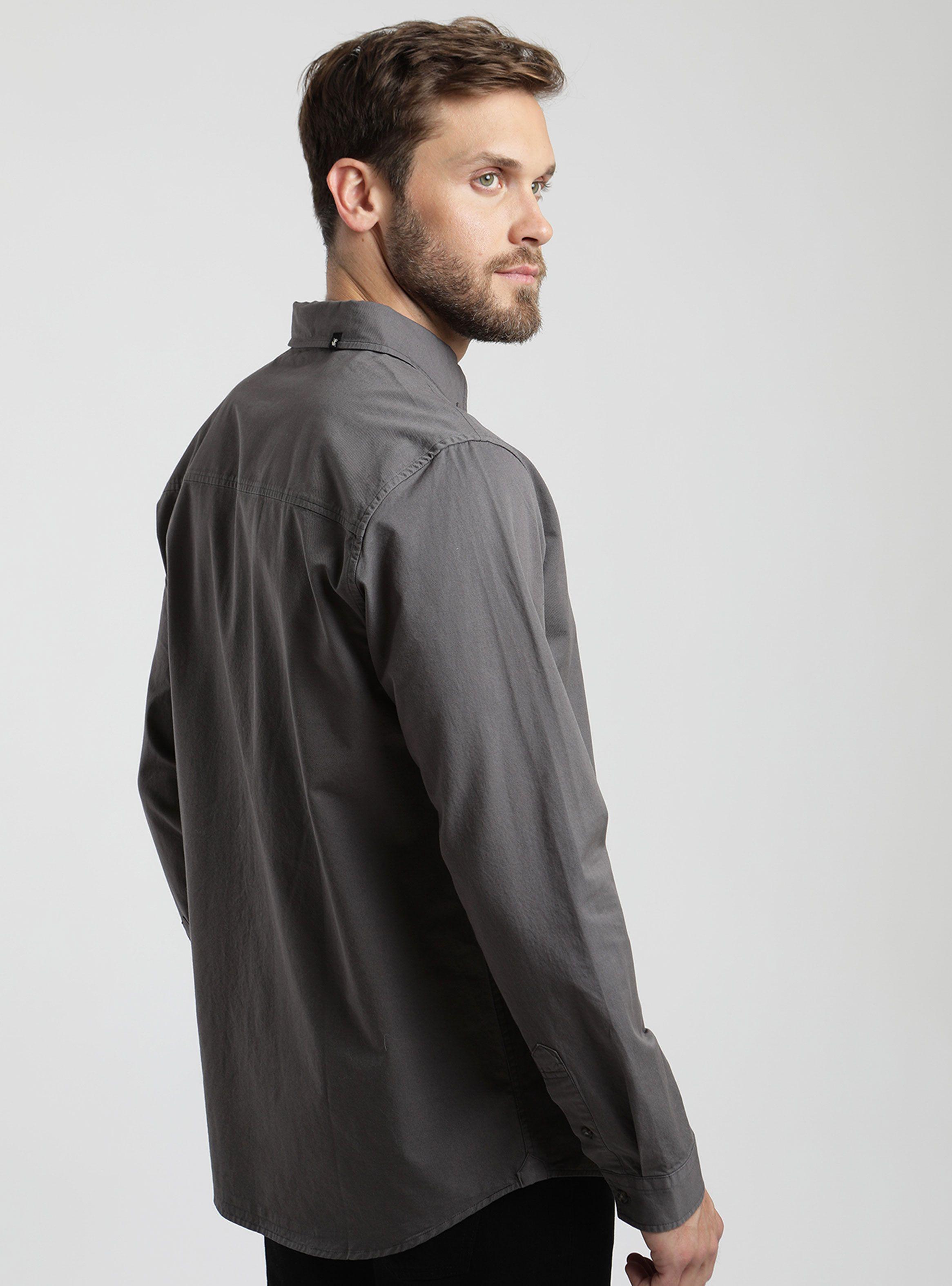 Camisa Manga Larga Sarga-1
