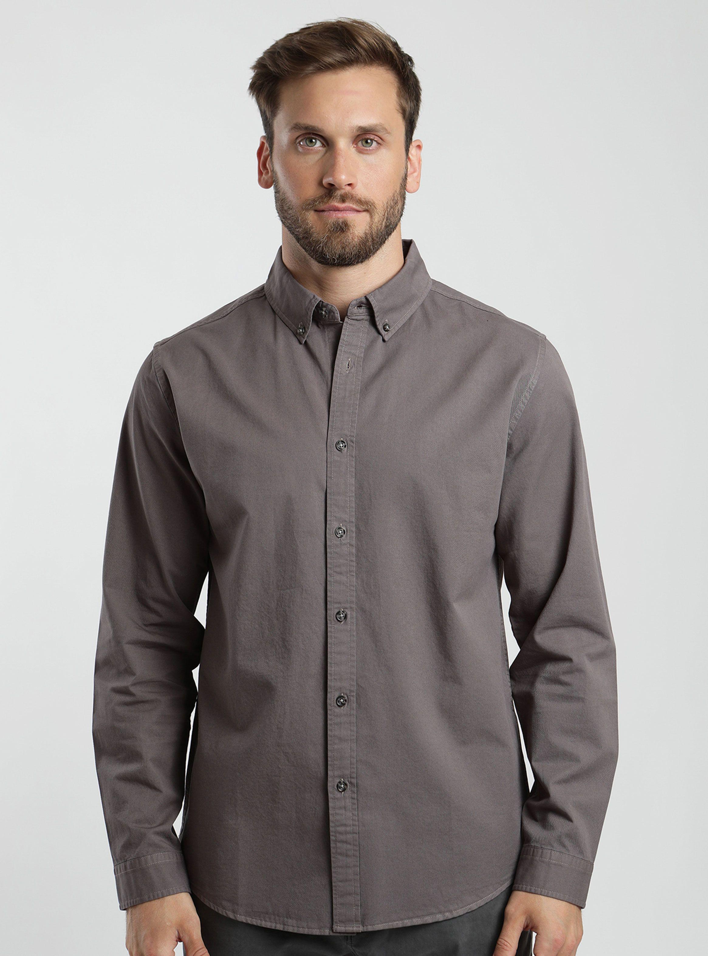 Camisa Manga Larga Sarga-0