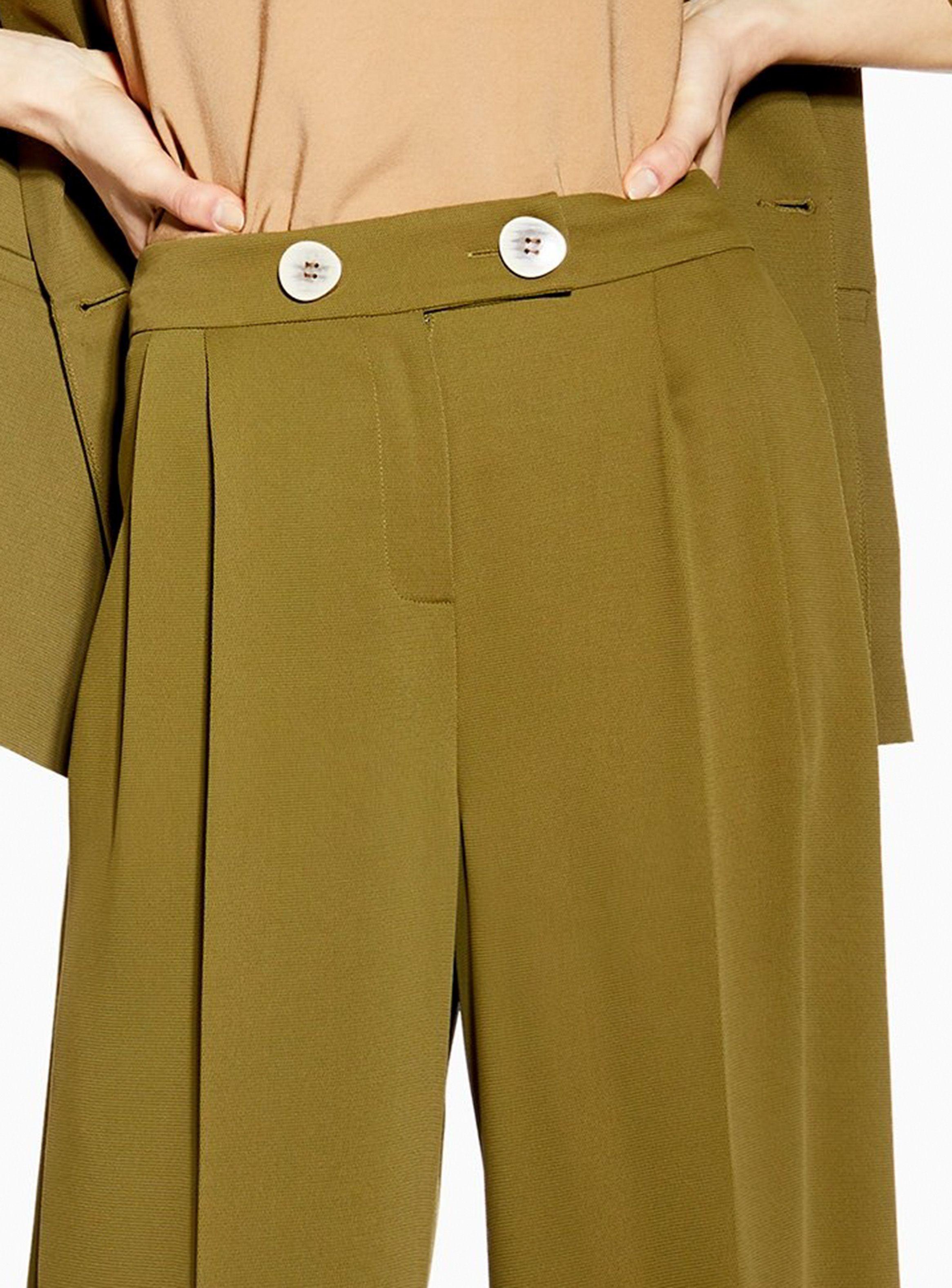 Pantalón Khaki Crop Wide Leg Topshop-2