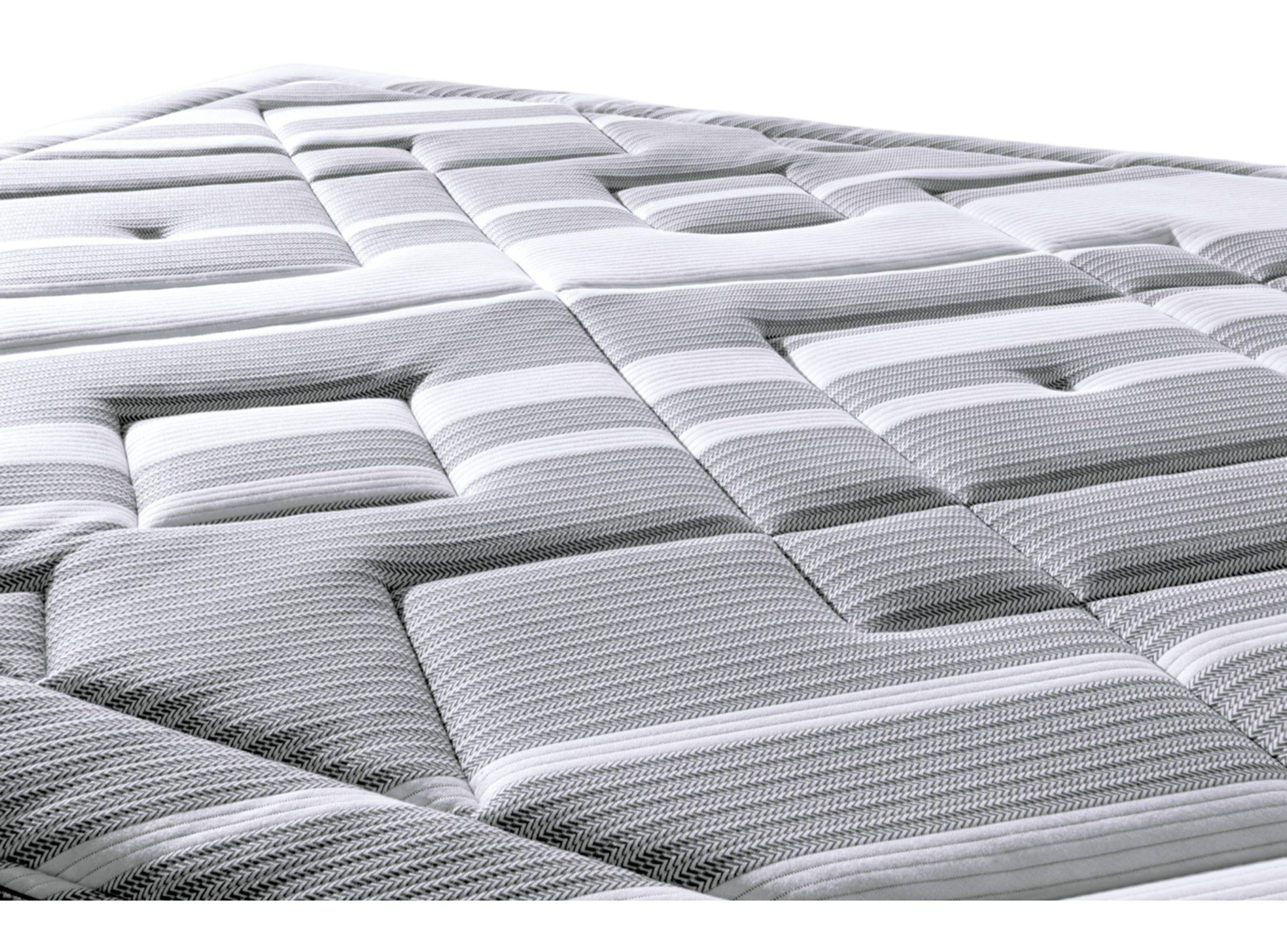 Cama Europea Driven 2 Plazas Base Dividida + Set Muebles Issey Grafito + Cómoda Baker Grafito-2