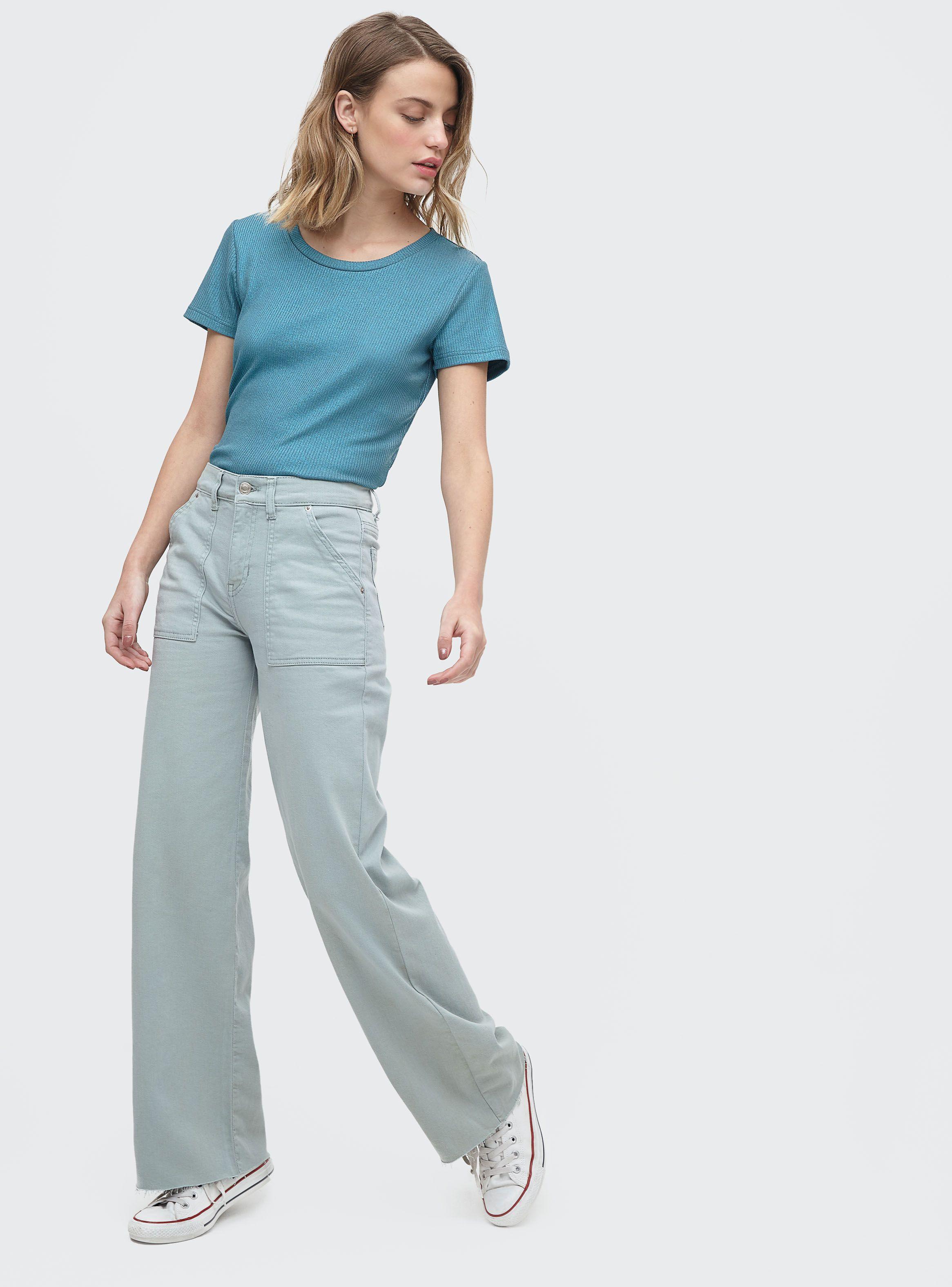 Jeans Wide Leg Tiro Medio Foster-3