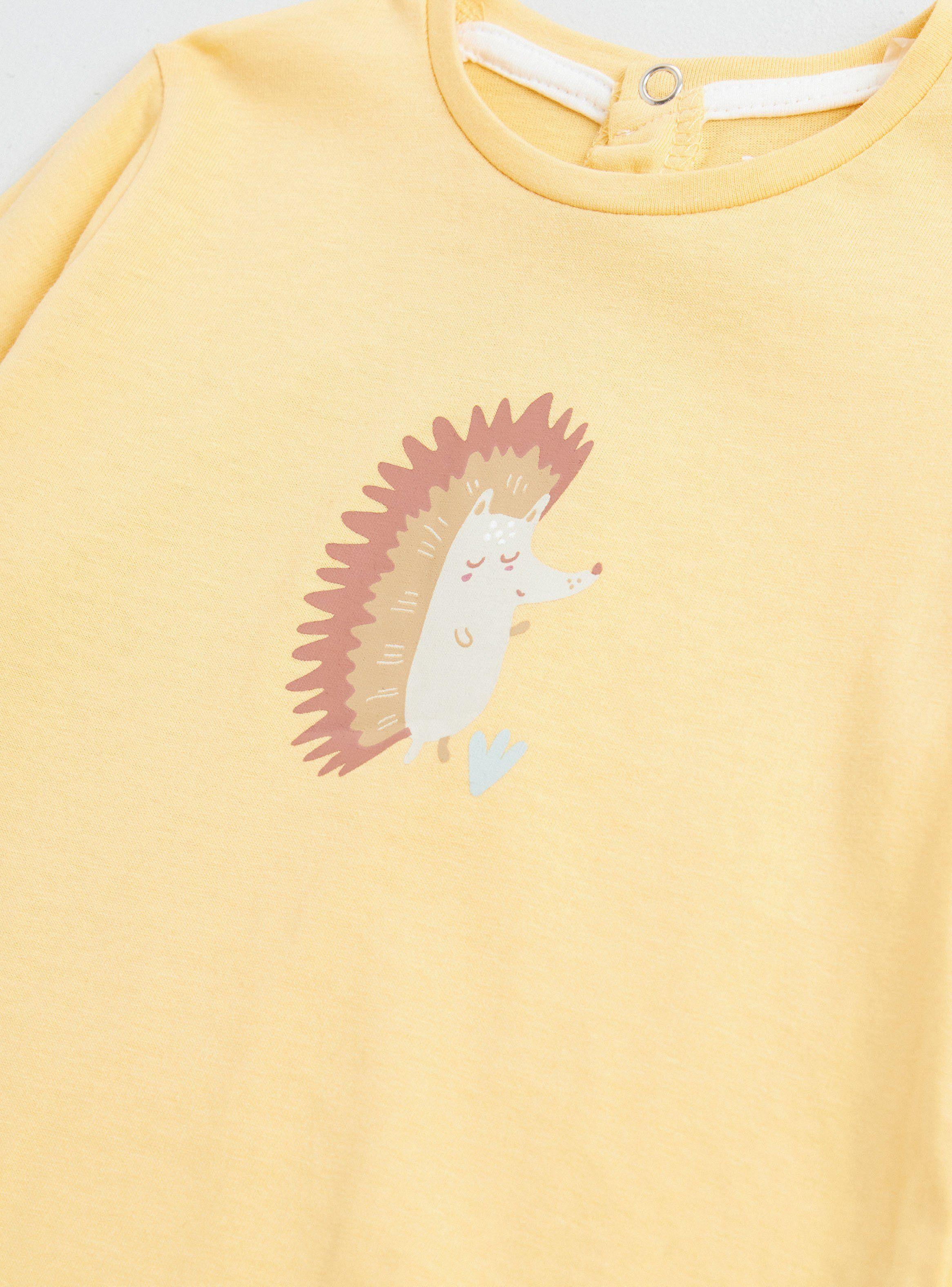 Polera Niña Manga Larga Print Frontal-2