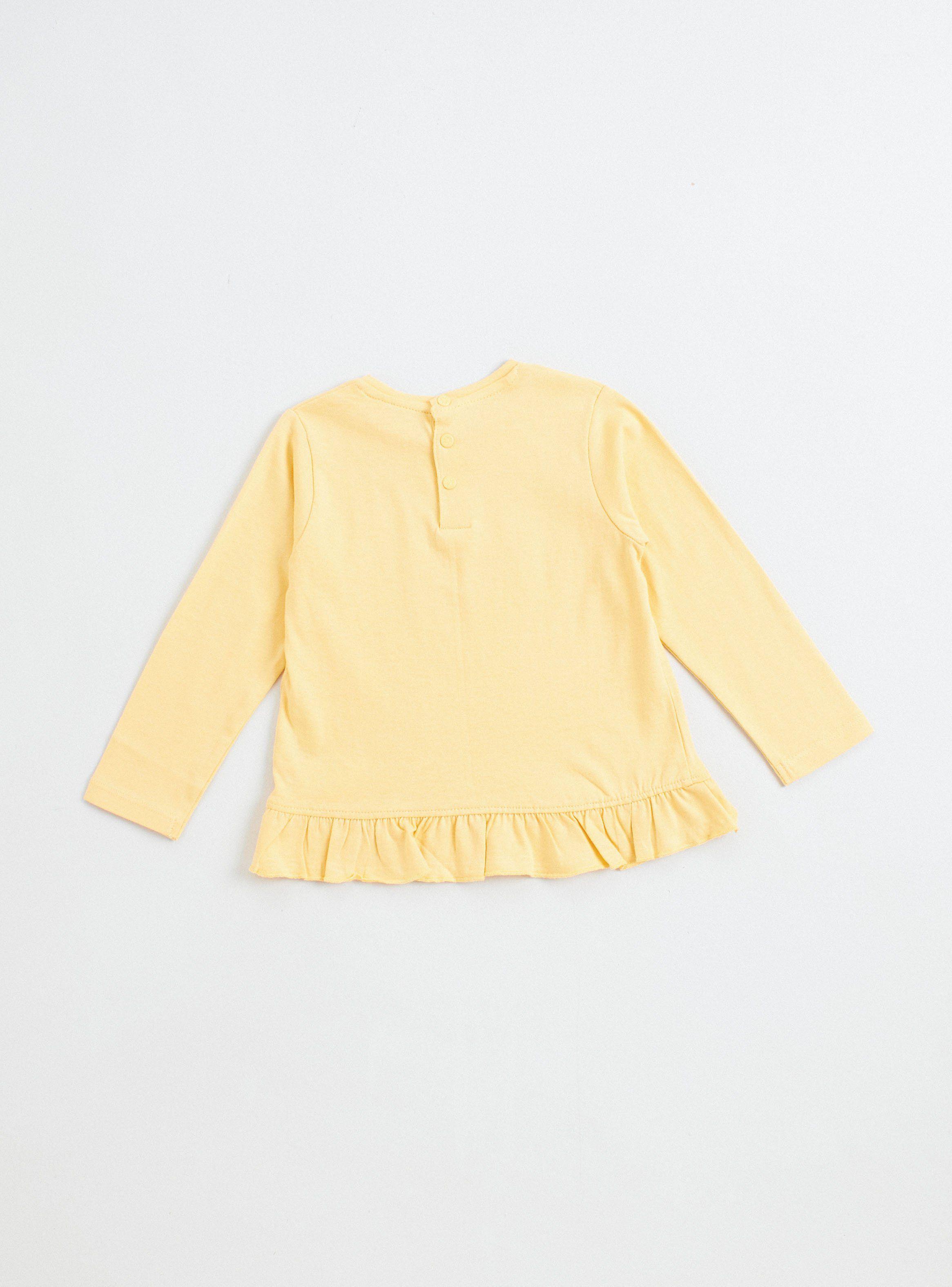 Polera Niña Manga Larga Print Frontal-1