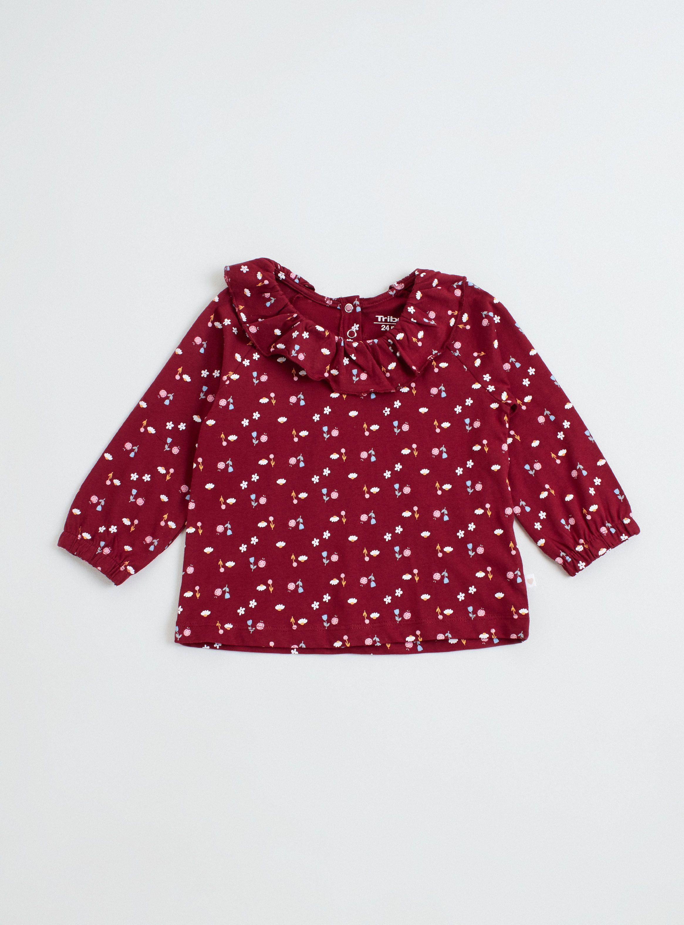 Polera Manga Larga Niña Vuelos Print-0