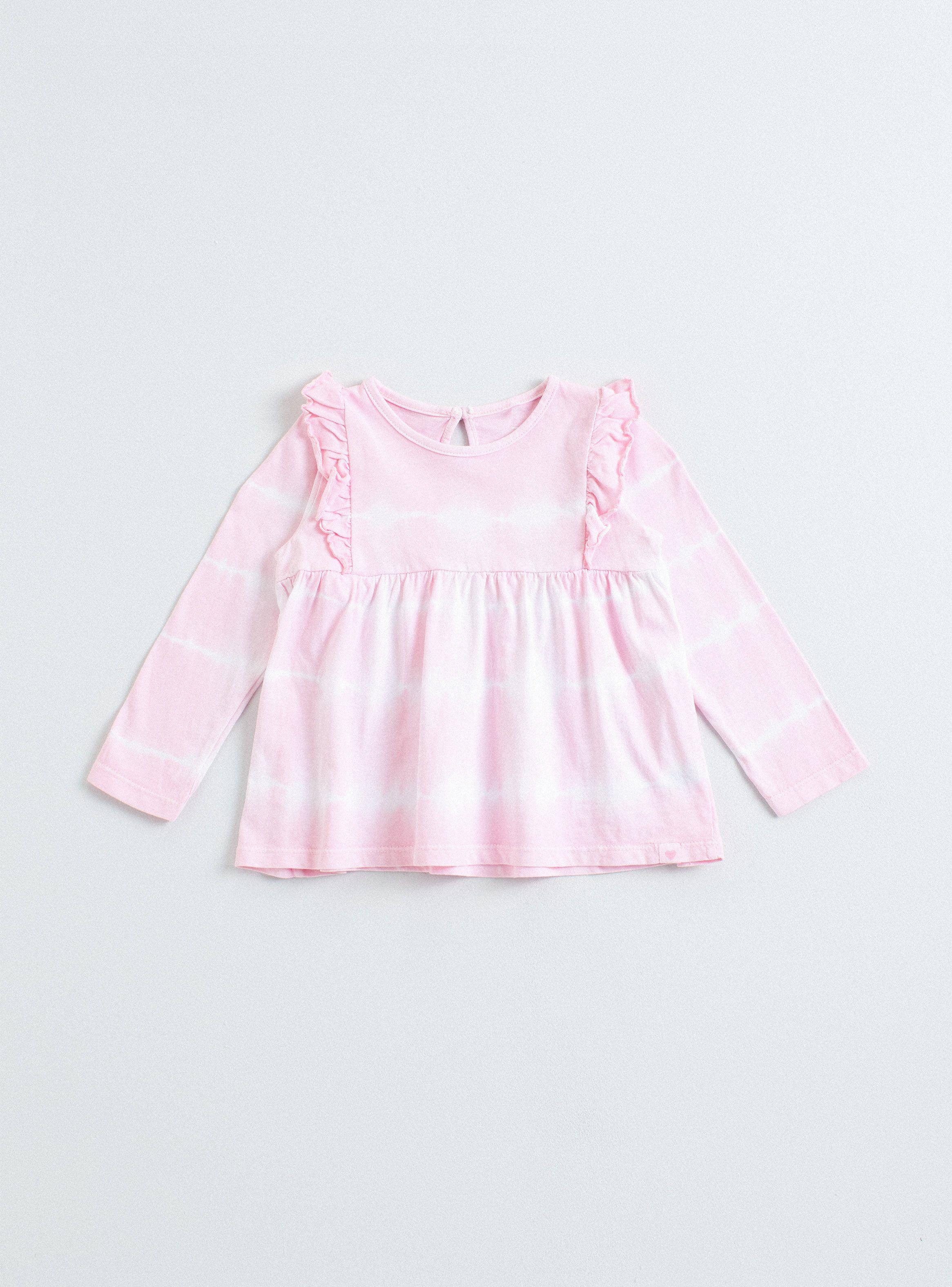Polera Manga Larga Niña Vuelos Print-0