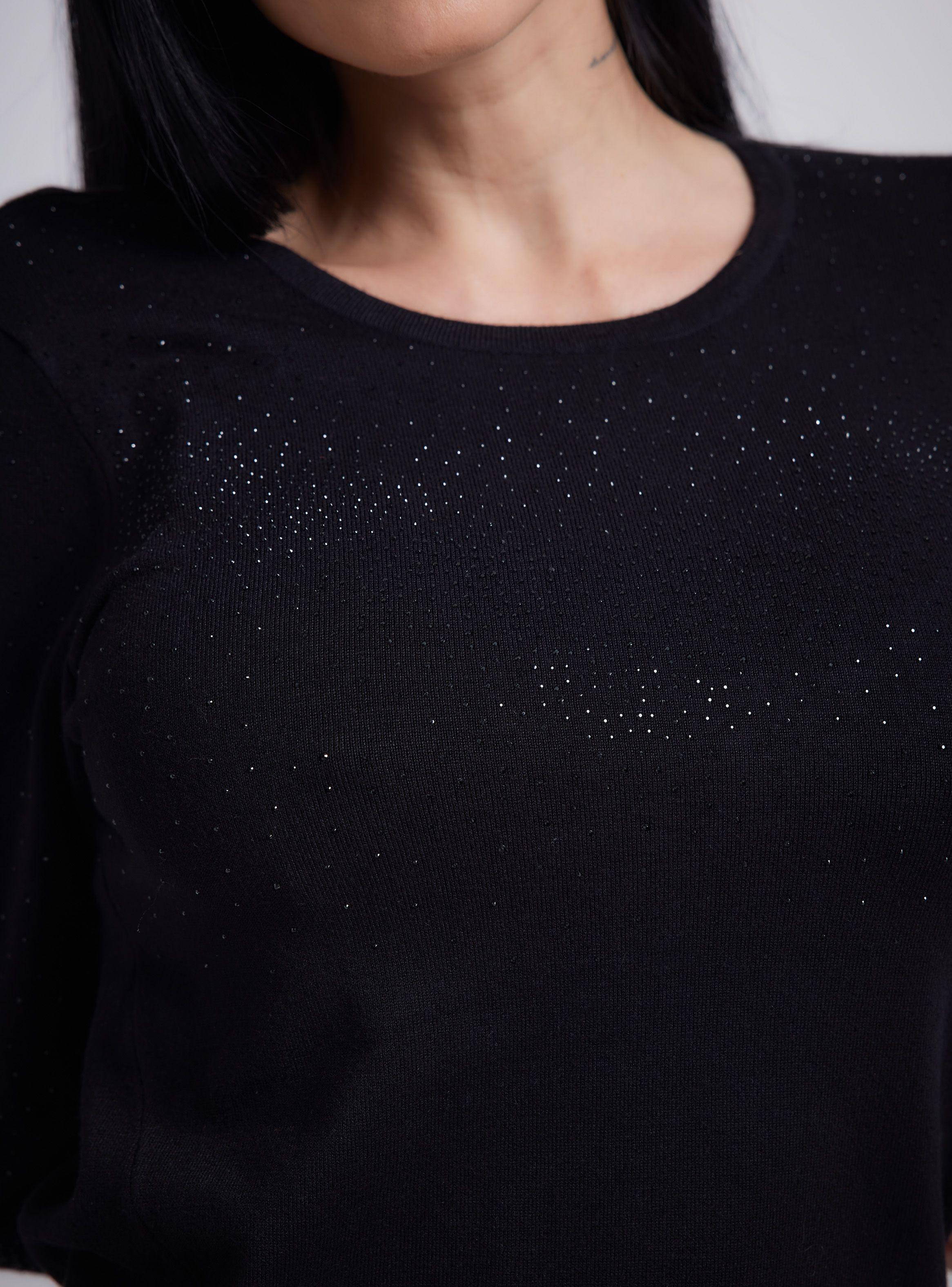 Sweater Aplicaciones Strass Metálicos-3