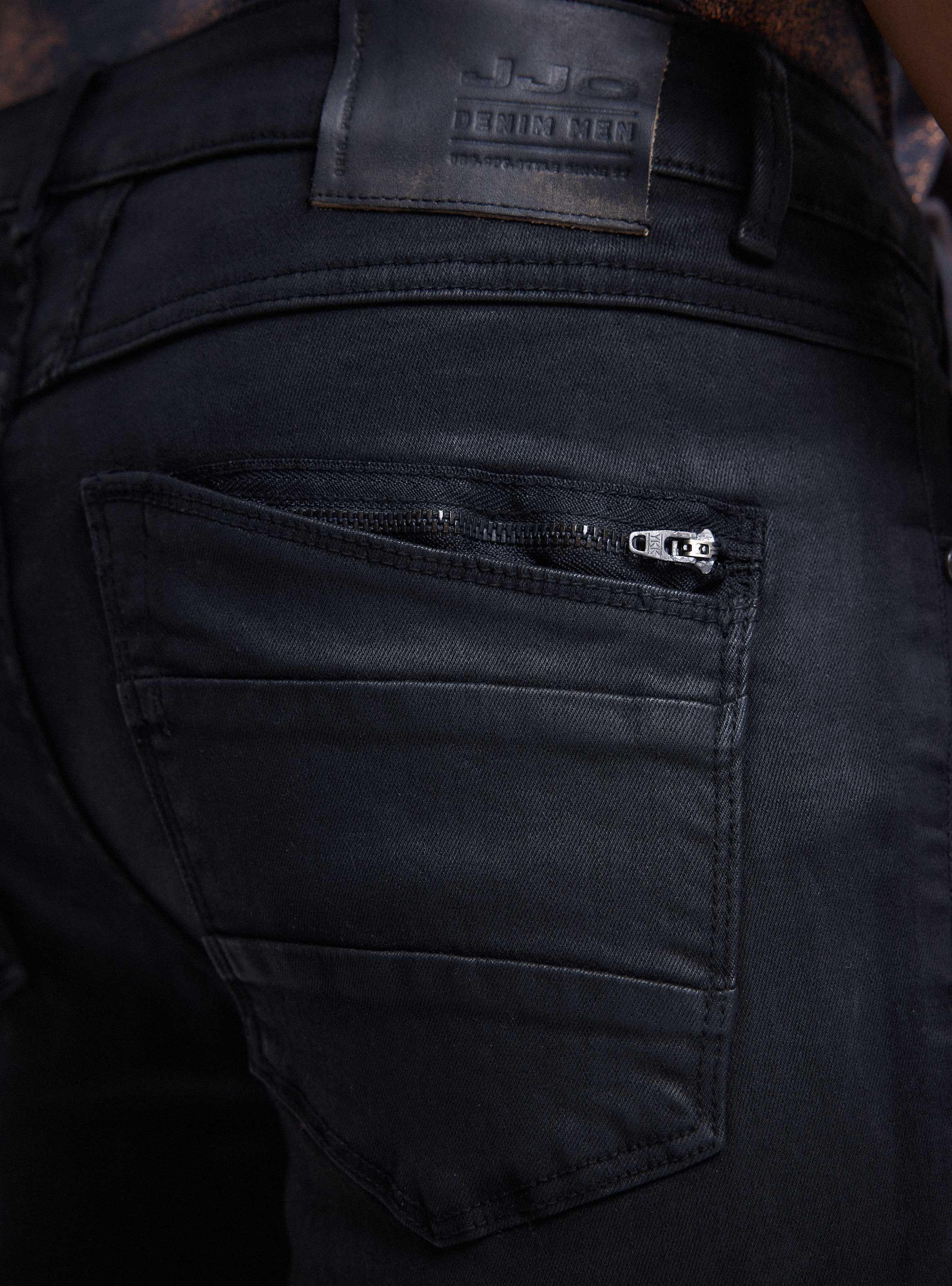 Jeans Súper Skinny Engomado Bolsillos Cierre-3