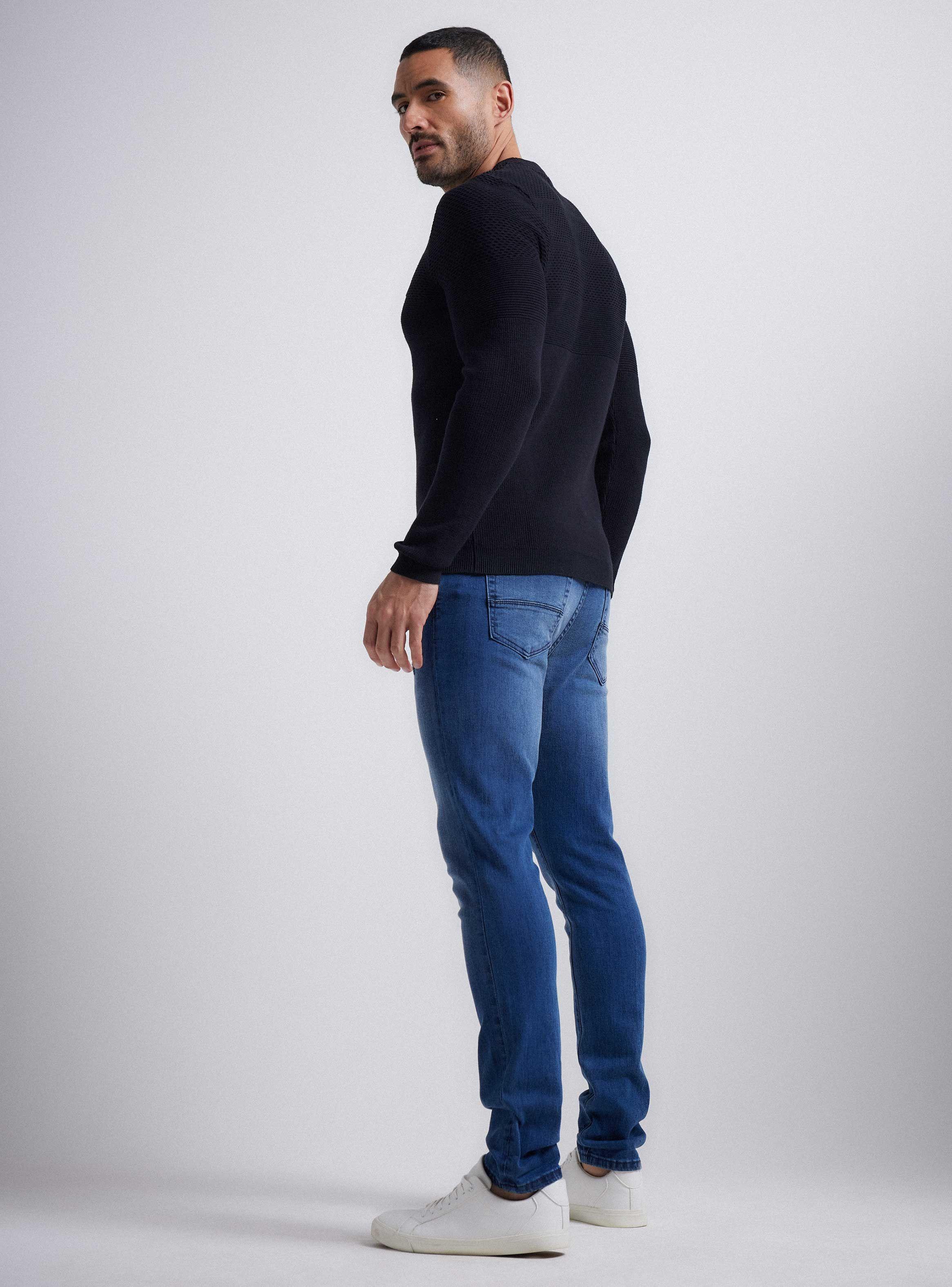 Sweater Multipunto Calce Ajustado-5