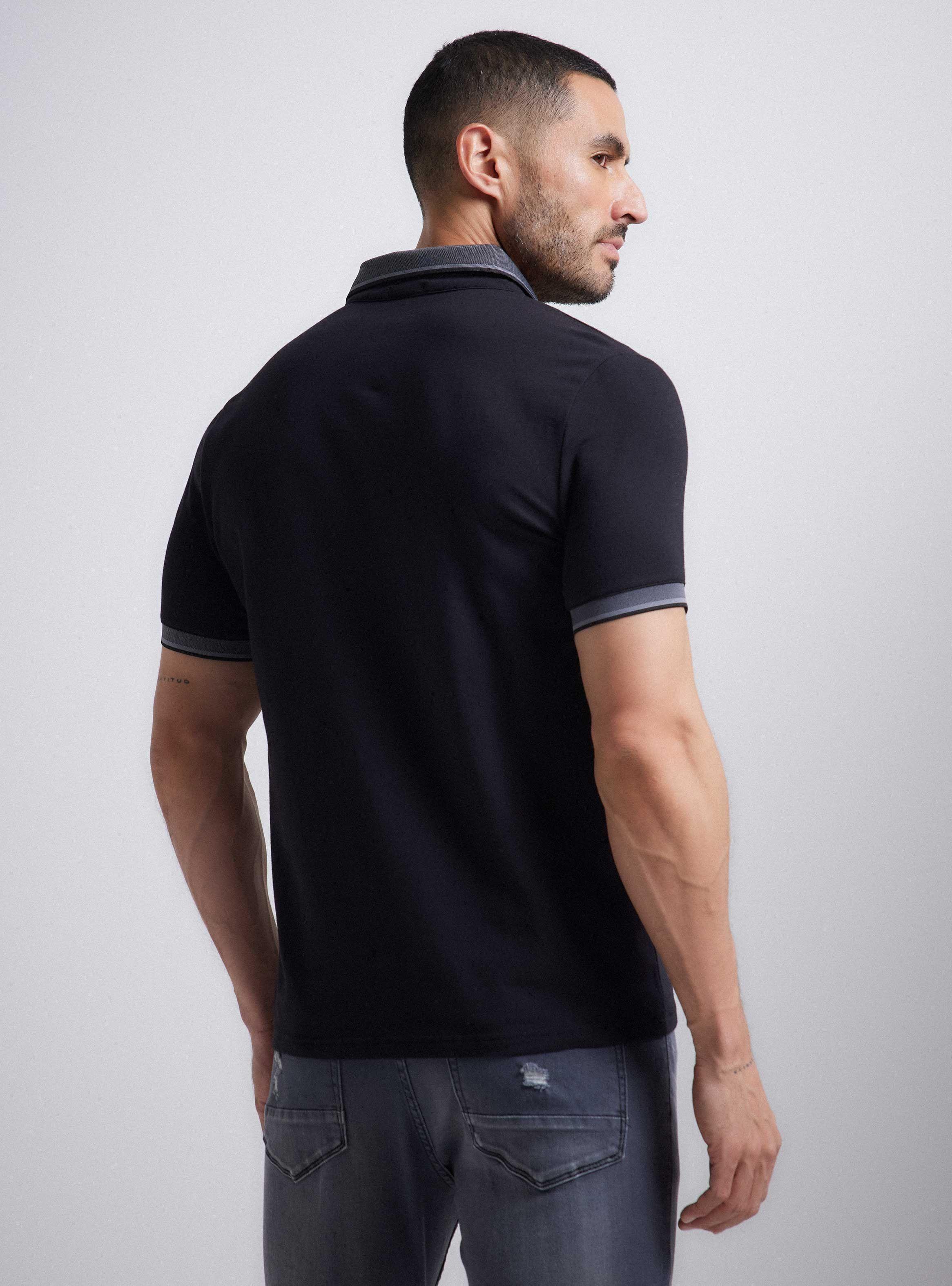 Polera Cuello Polo Rib Especial-1
