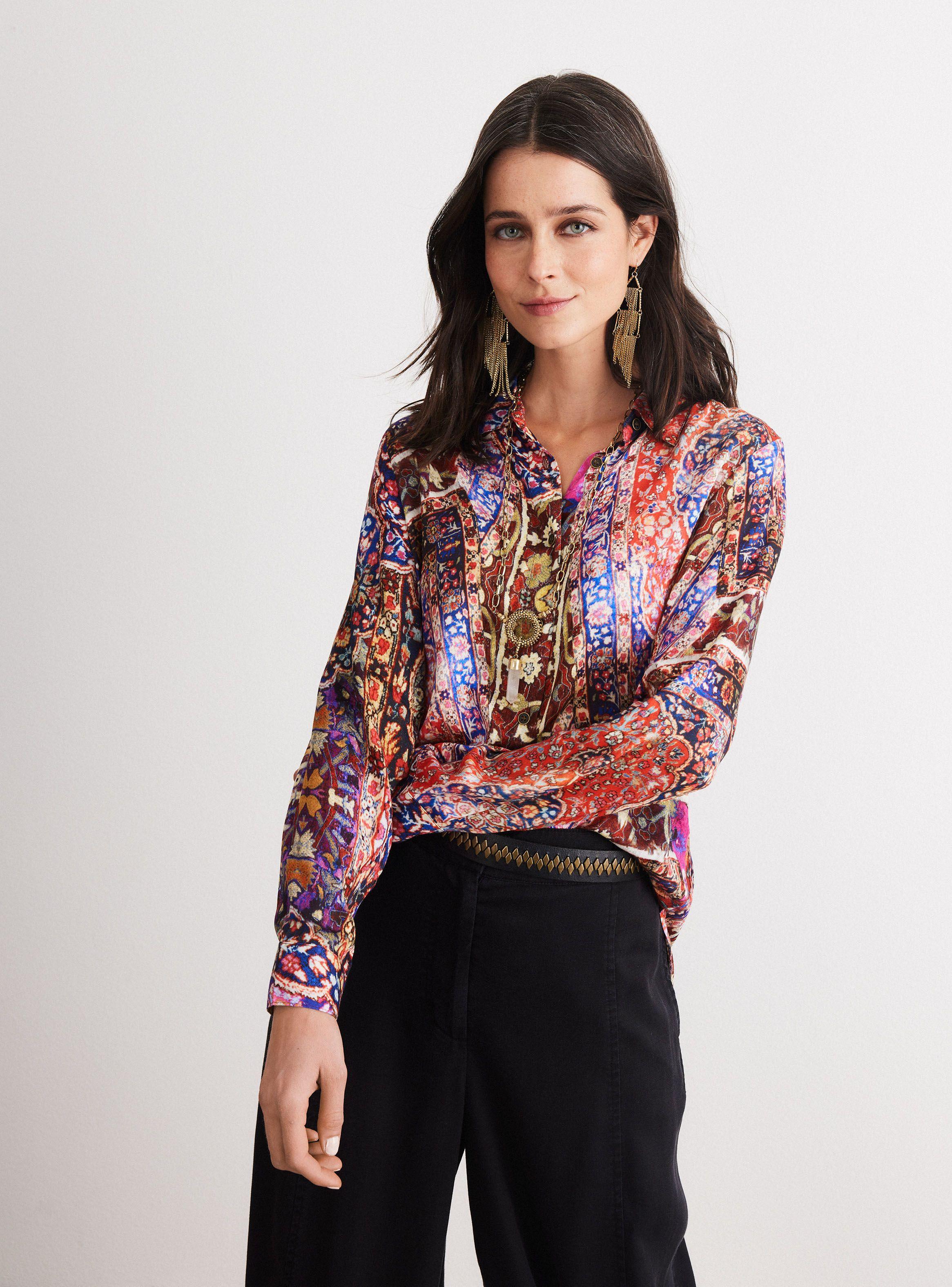 Blusa Estampado Flo Color-0