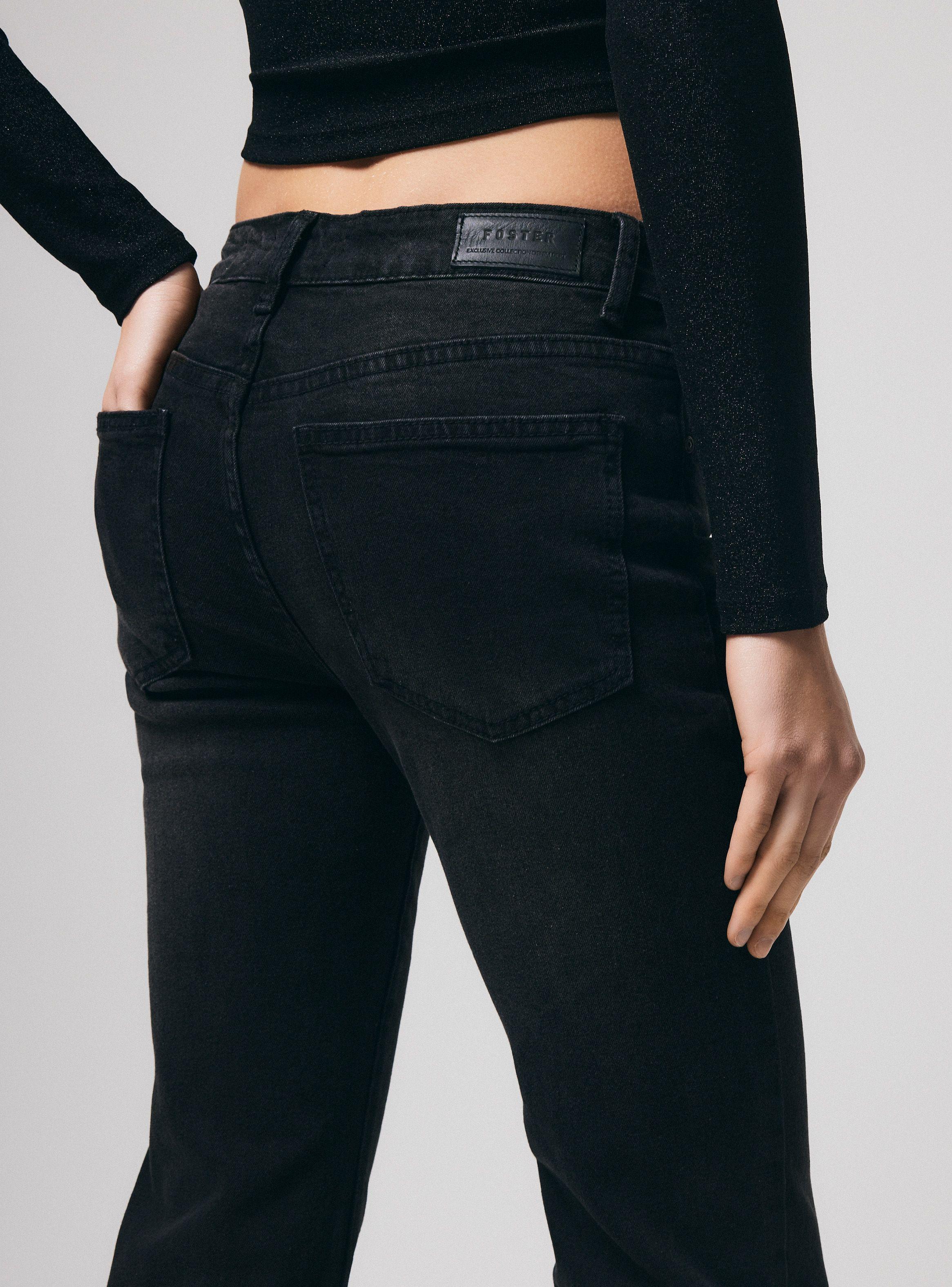 Jeans Flare Fit Lavado Básico-3