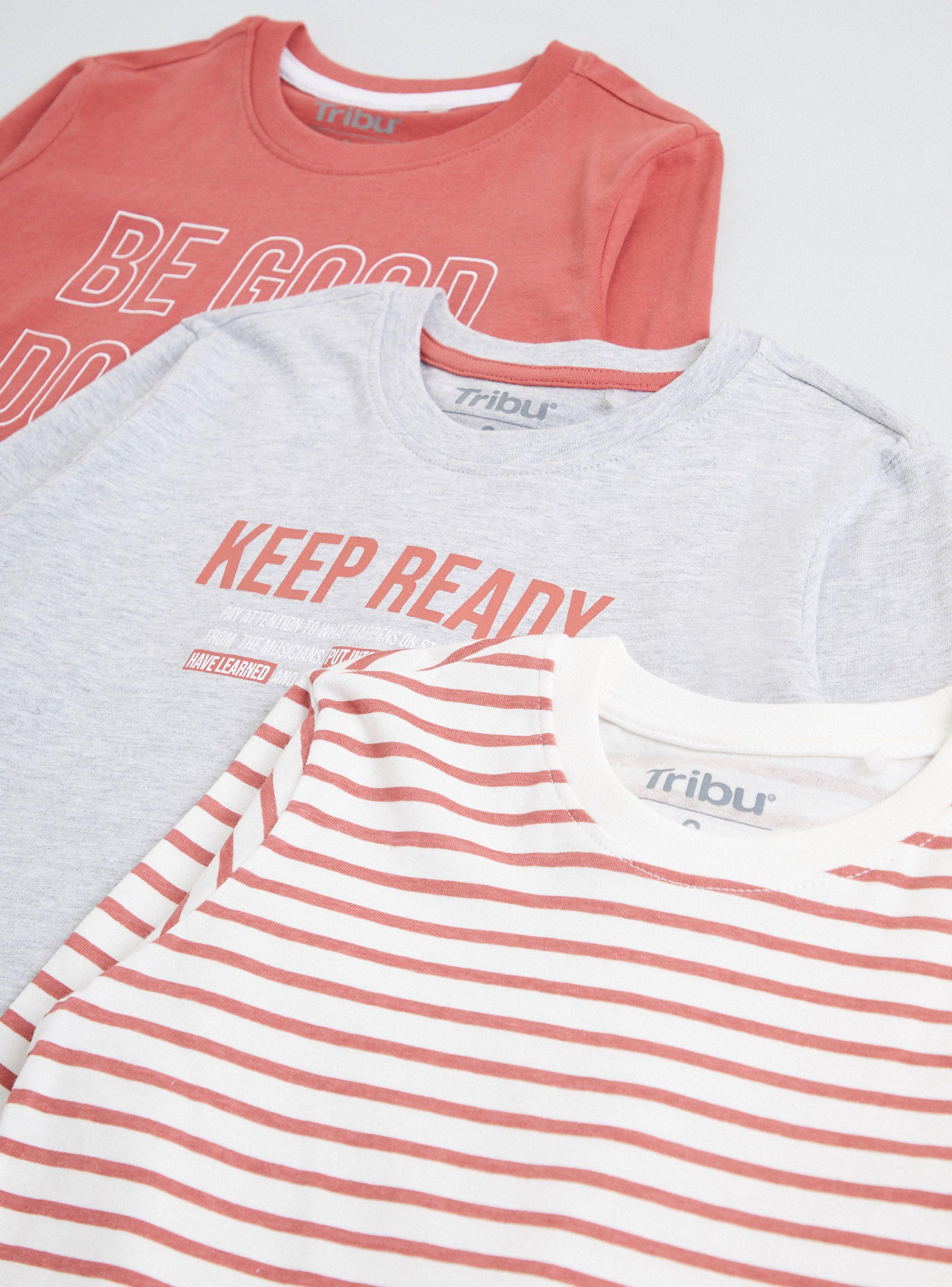 Polera Tripack Manga Niño-2