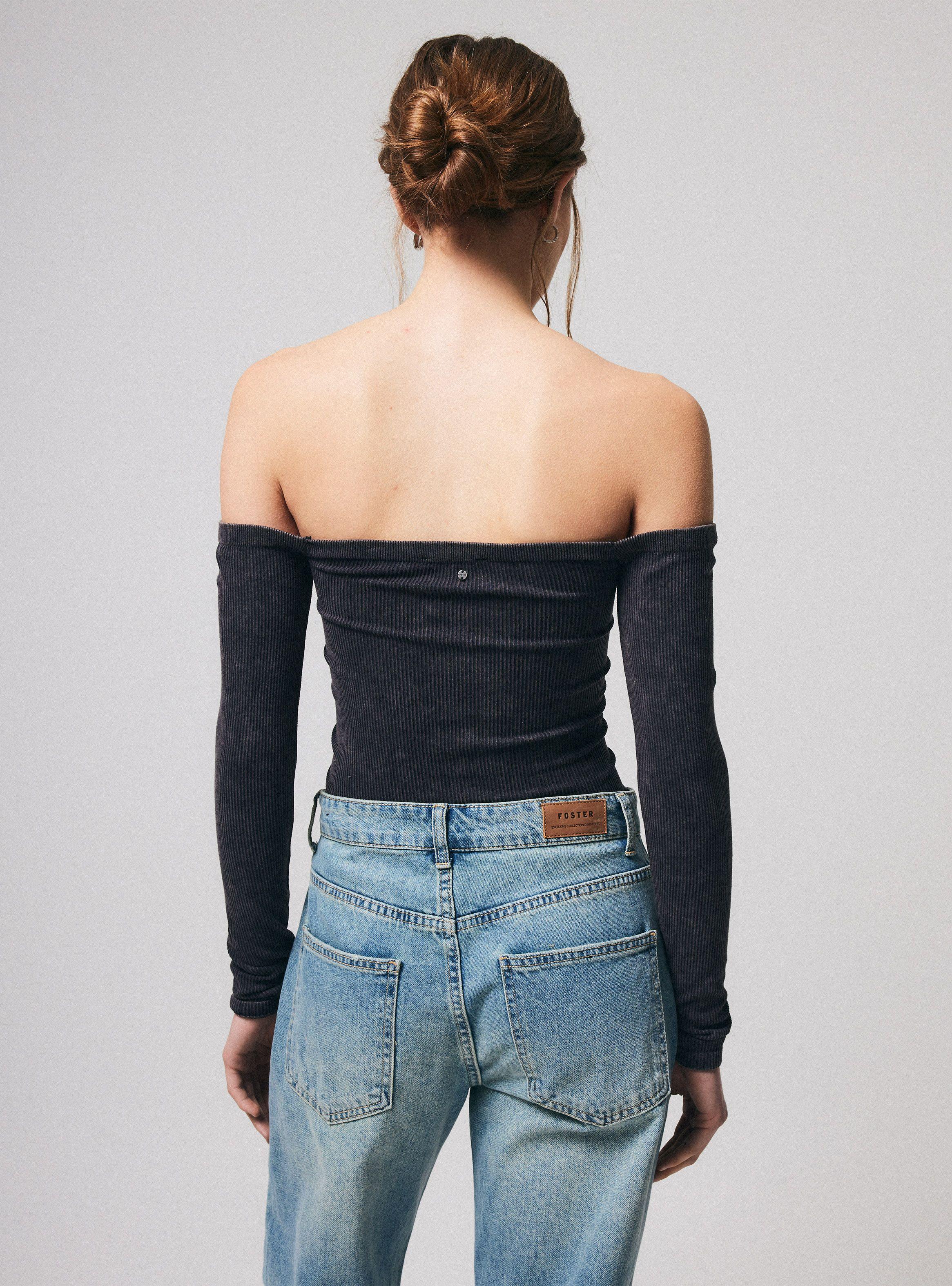 Polera Off Shoulder Lavada-1