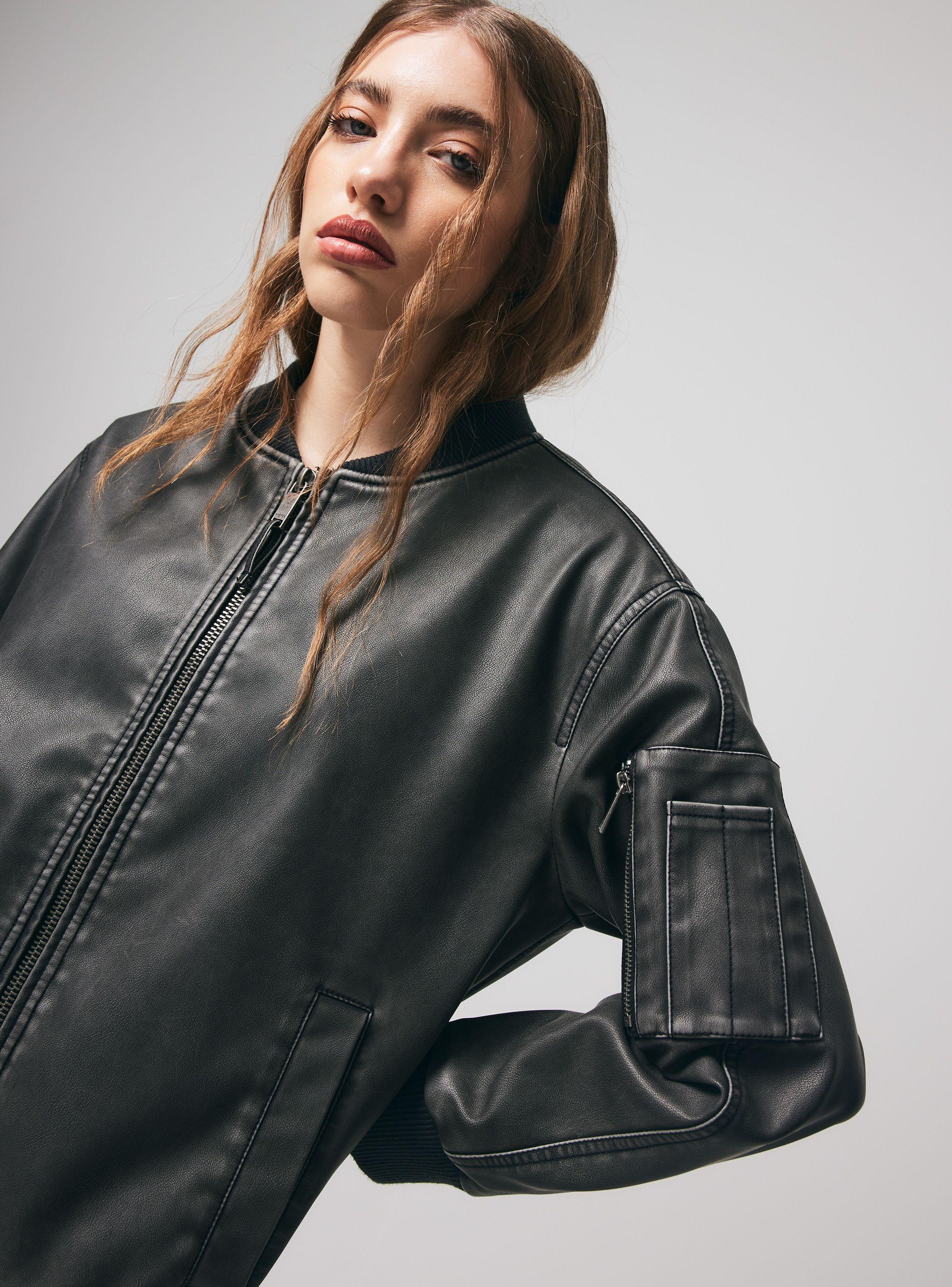 Chaqueta Bomber Efecto Lavado-3