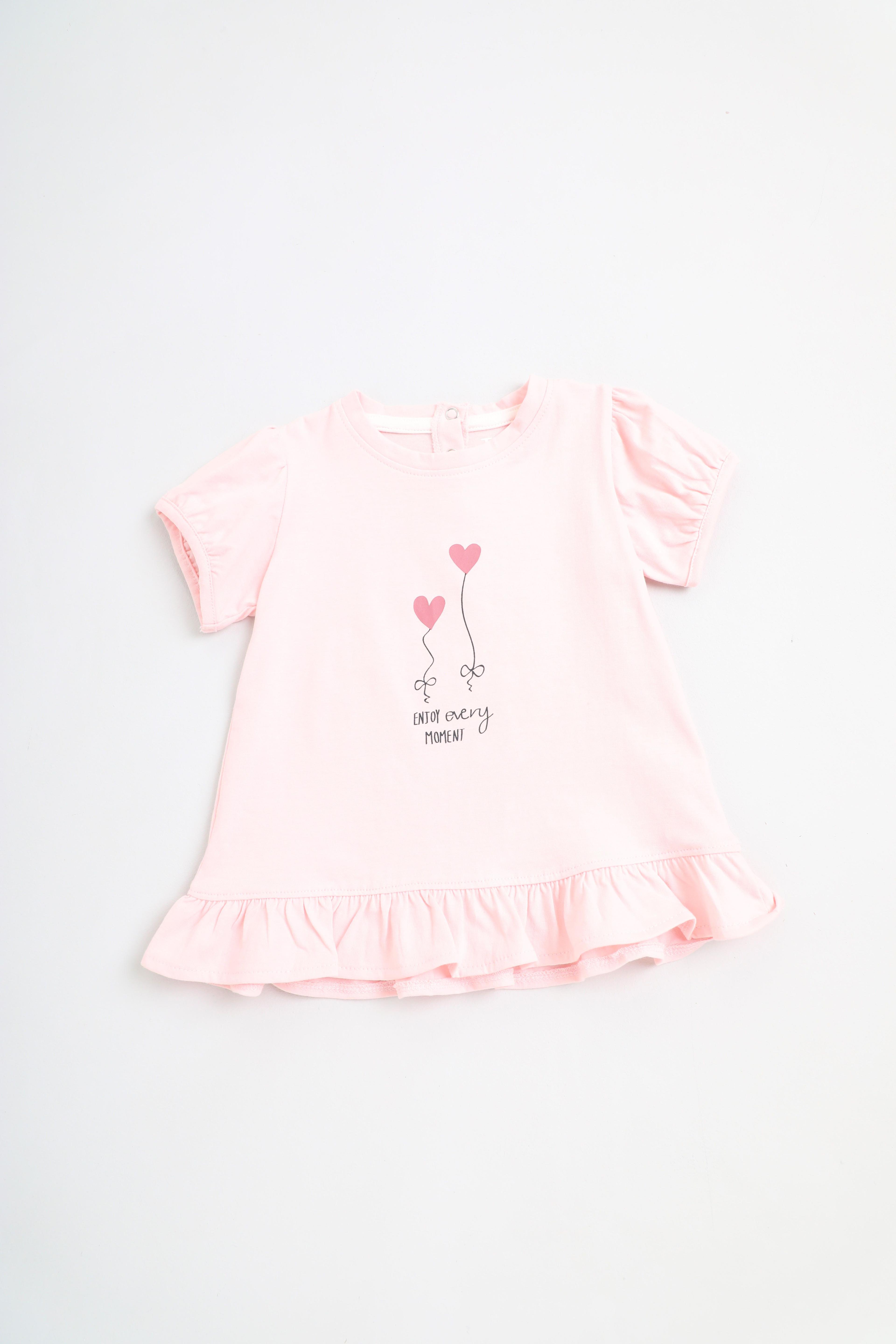Polera Básica Manga Corta Niña-0
