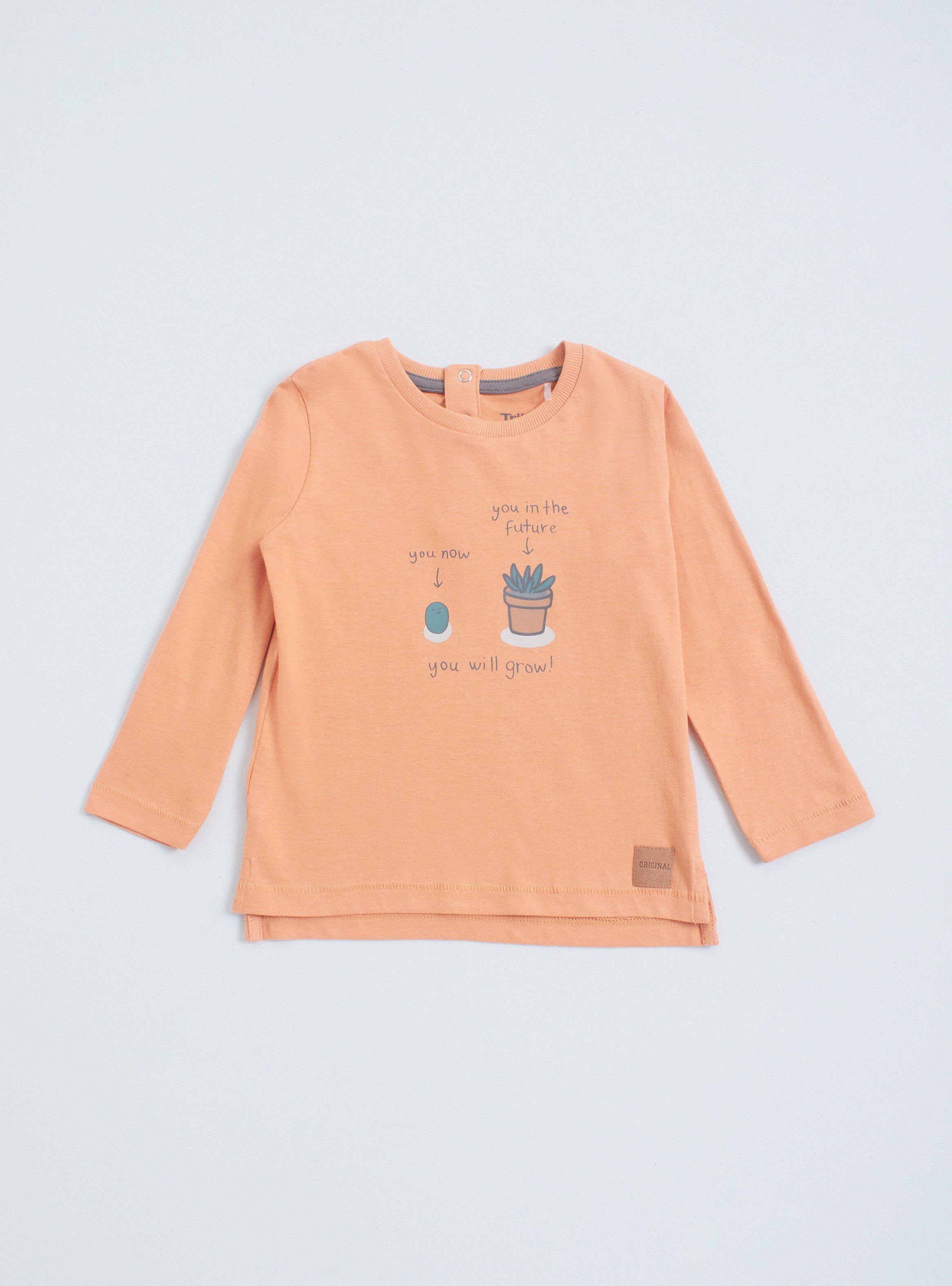 Polera Crew Neck Print Frontal Niño-0